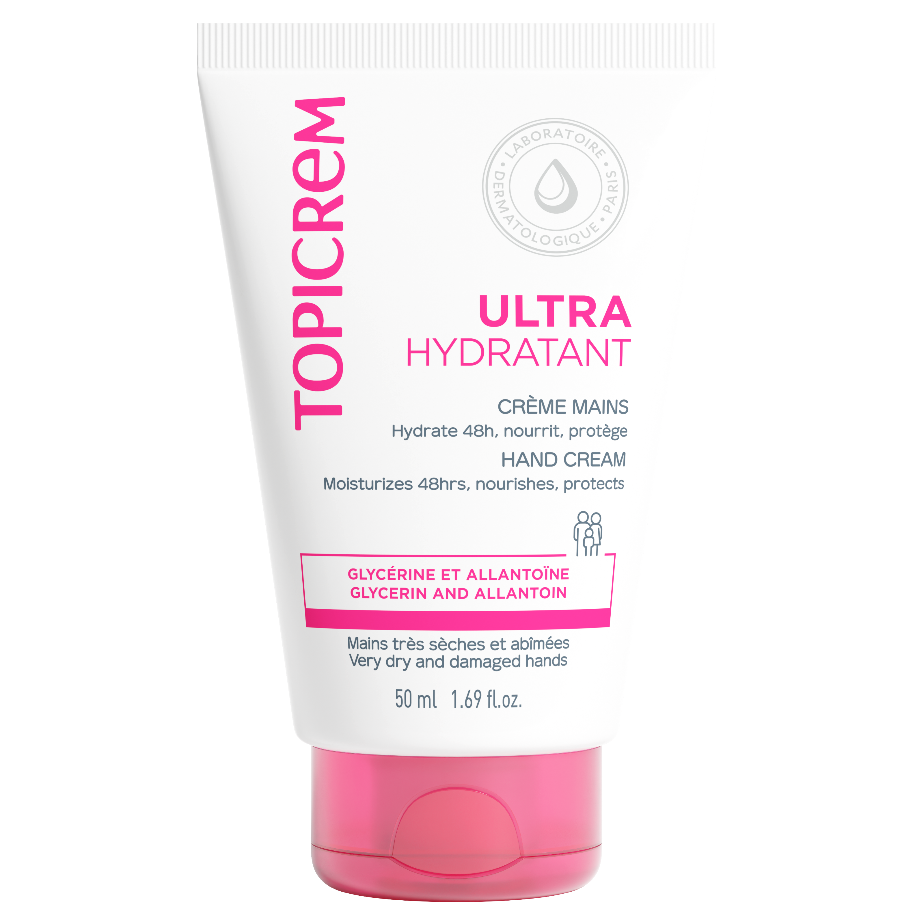 Topicrem UH BODY Ultra-Moisturizing Hand Cream crème hydratante pour la peau sèche et gercée des mains 50 ml