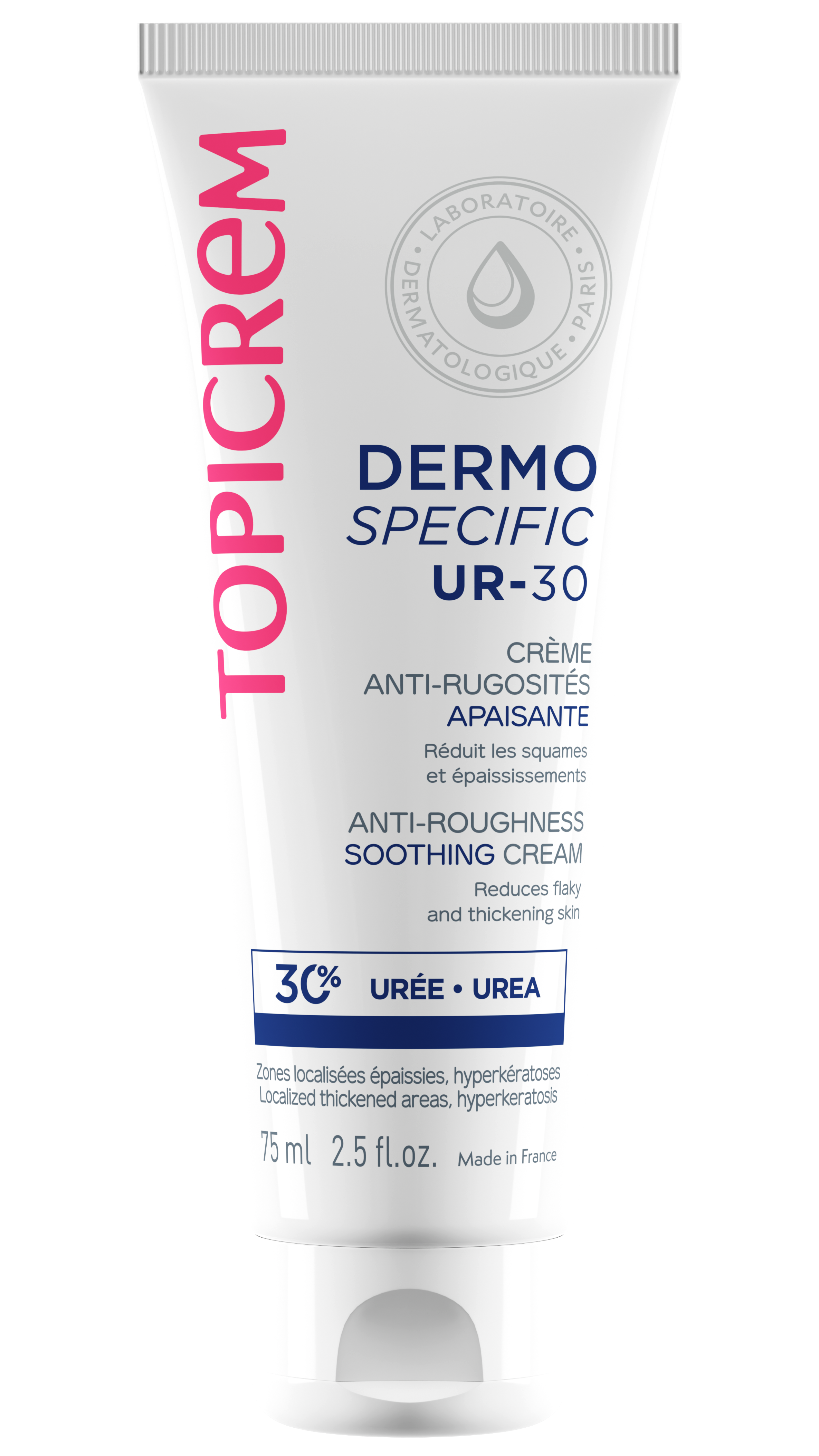 Topicrem UR 30 Crème Anti Rugosités Apaisante tube 75ml