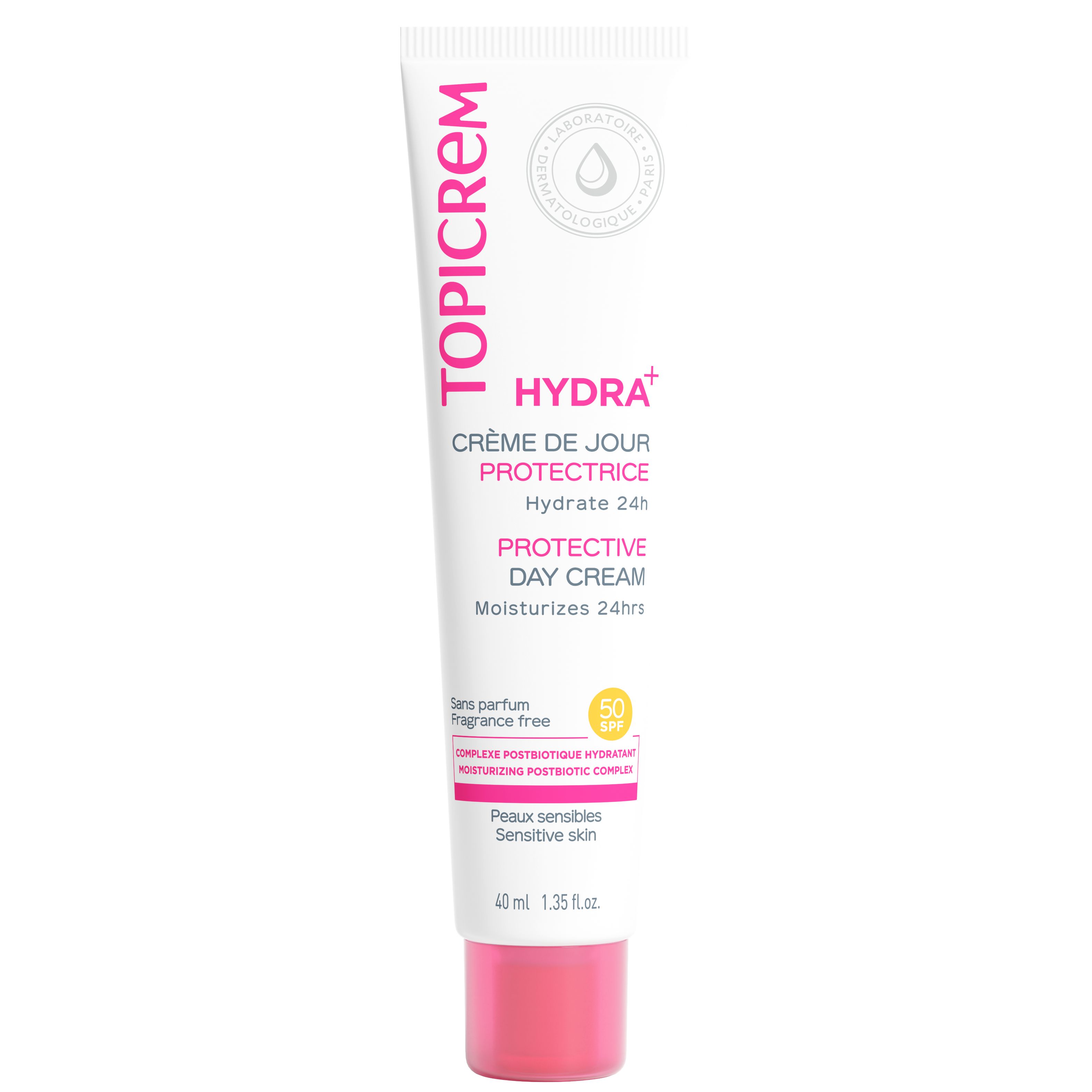 Topicrem Hydra+ Protective Day Cream crème de jour protectrice SPF 50+ 40 ml