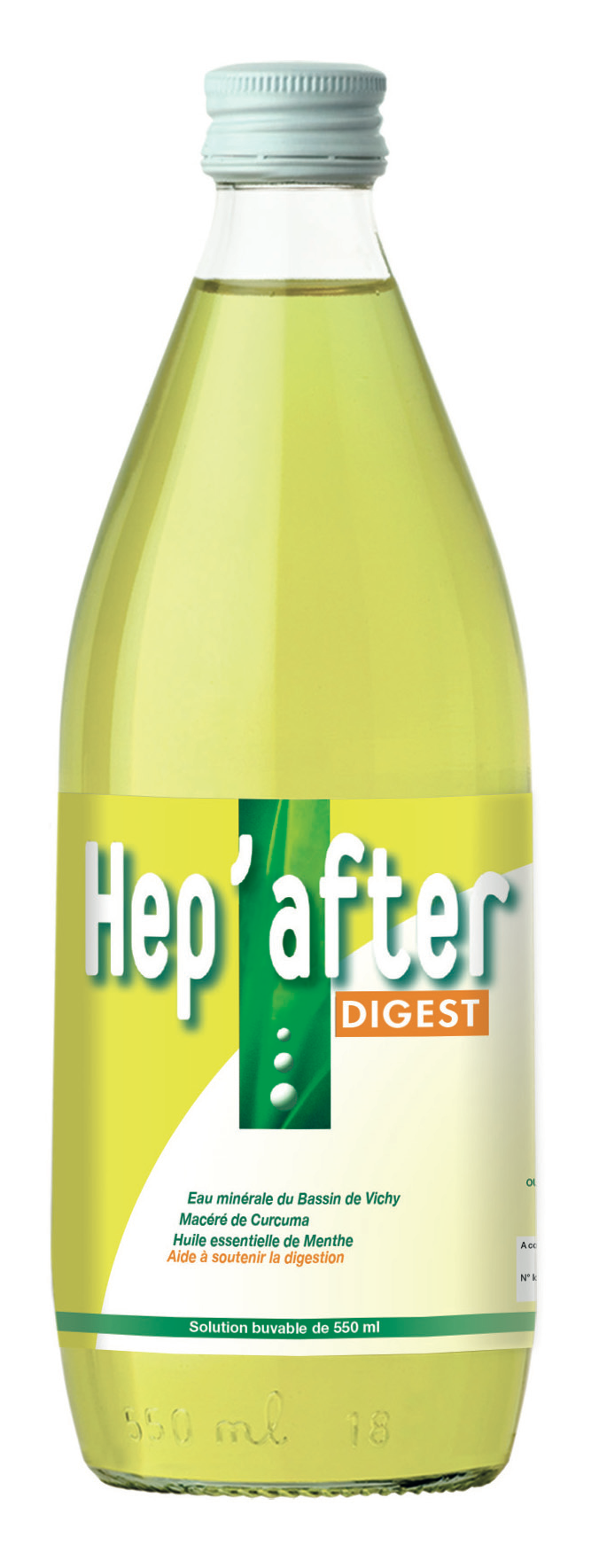 Hep'after Digest - Bouteille de 550ml (remplacement d'Hepatoum Solution Buvable)