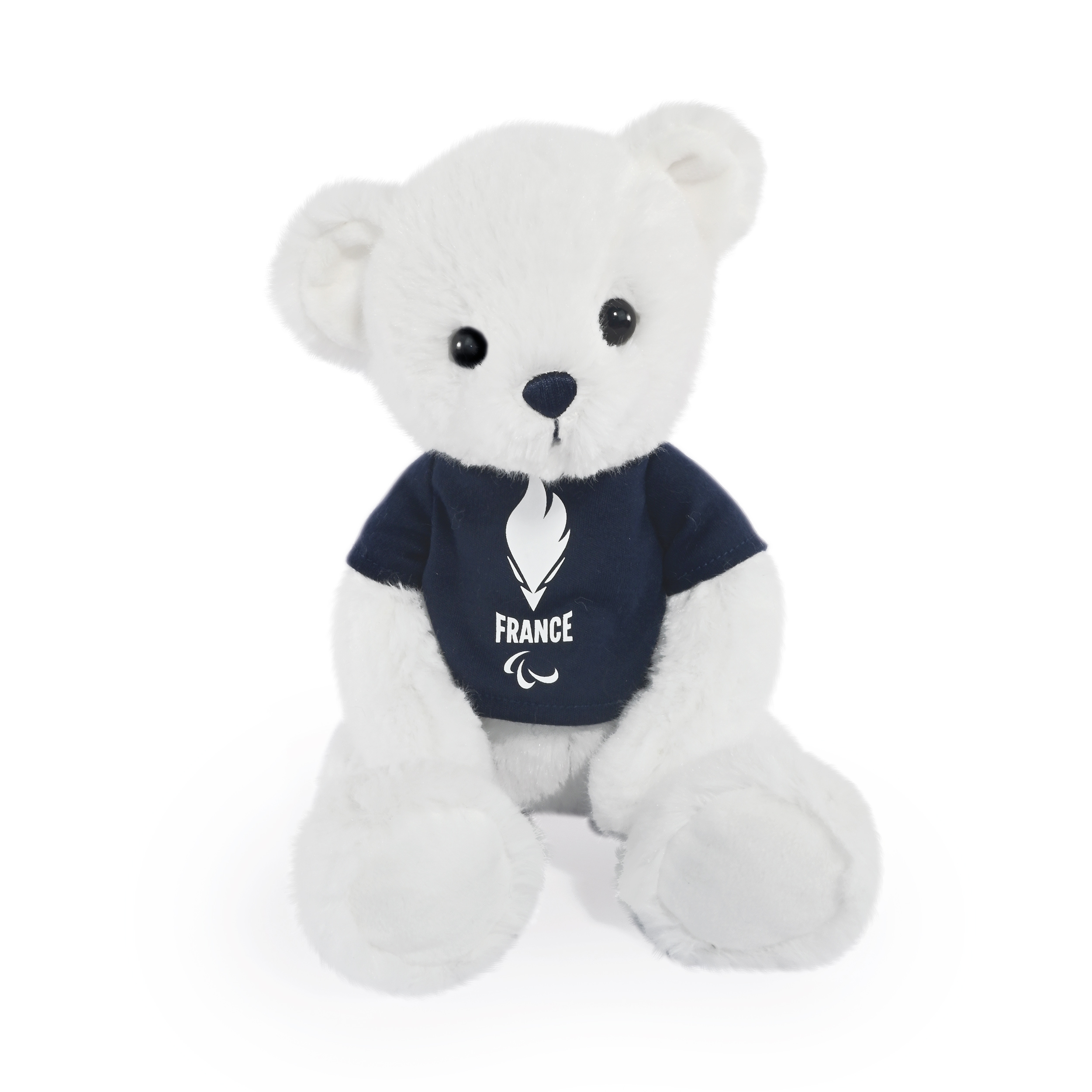 JO PARIS 2024 OURS EQUIPE DE FRANCE RougeJO2457 Peluche supporter cadeau souvenir des la naissance - vue 2