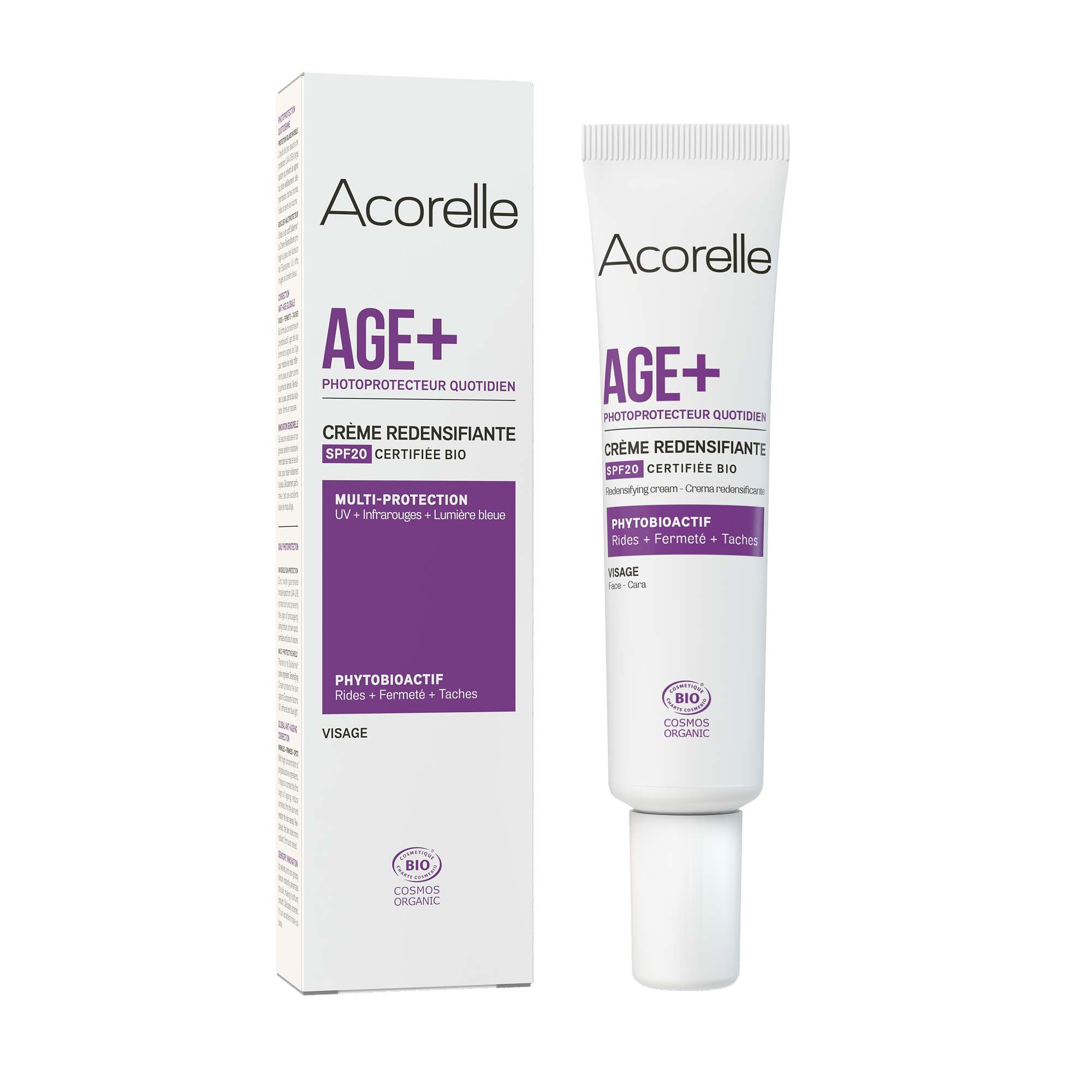Acorelle crème redensifiante age+ spf20 40ml - vue 2