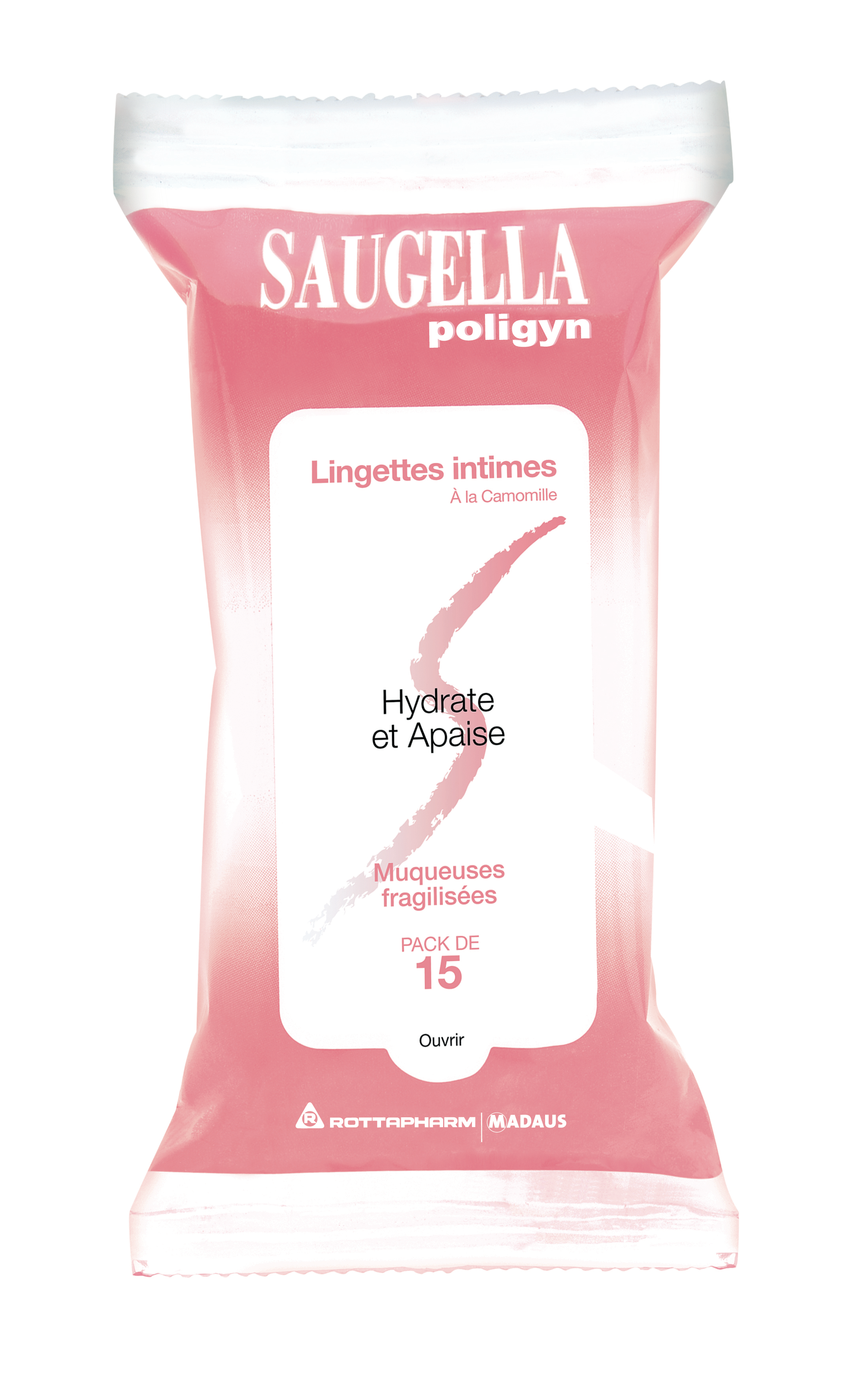 Lingettes nettoyantes intime x15