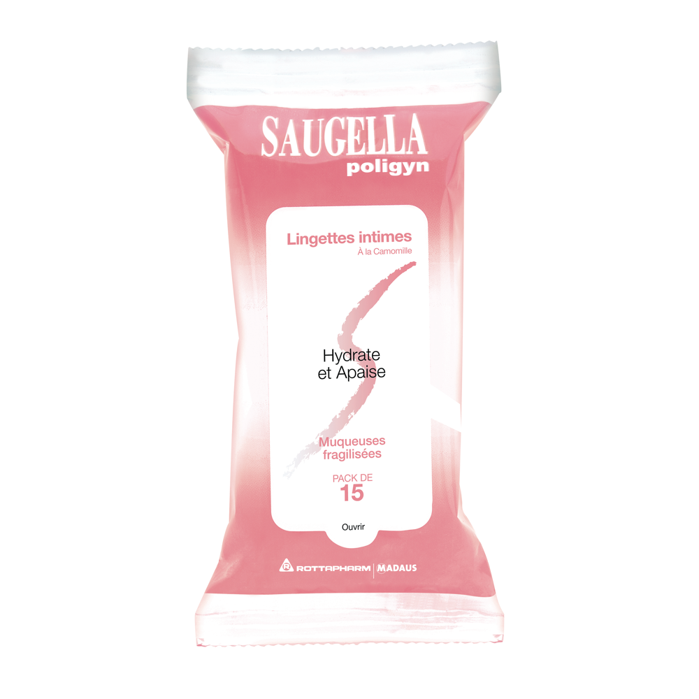 Lingettes nettoyantes intime x15