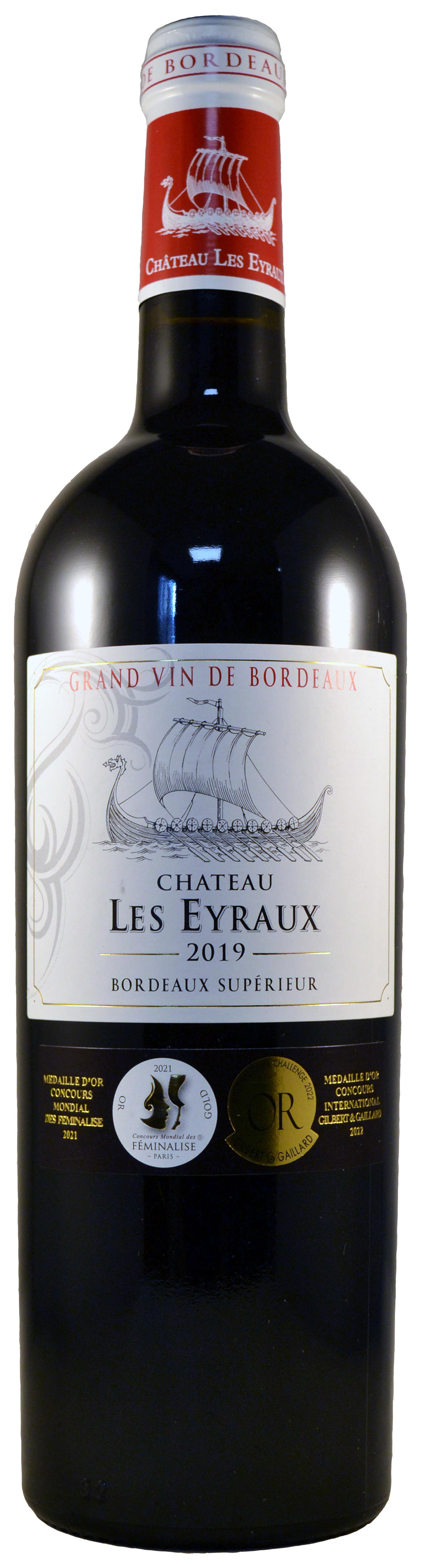 Château Les Eyraux, 2019 - Bordeaux Supérieur AOP - Rouge - 75 cl