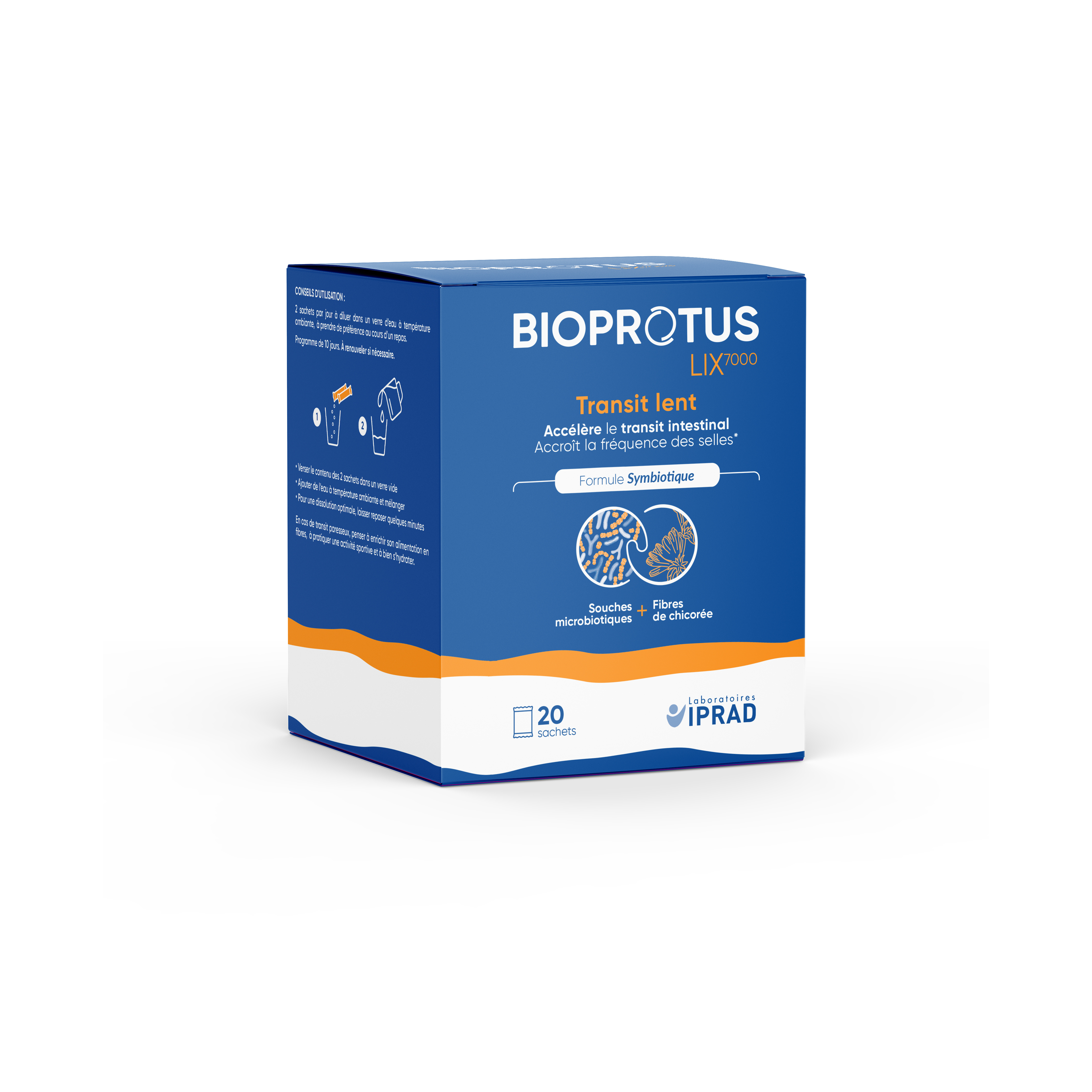 Bioprotus Lix7000 Transit Lent - Boîte de 20 Sachets