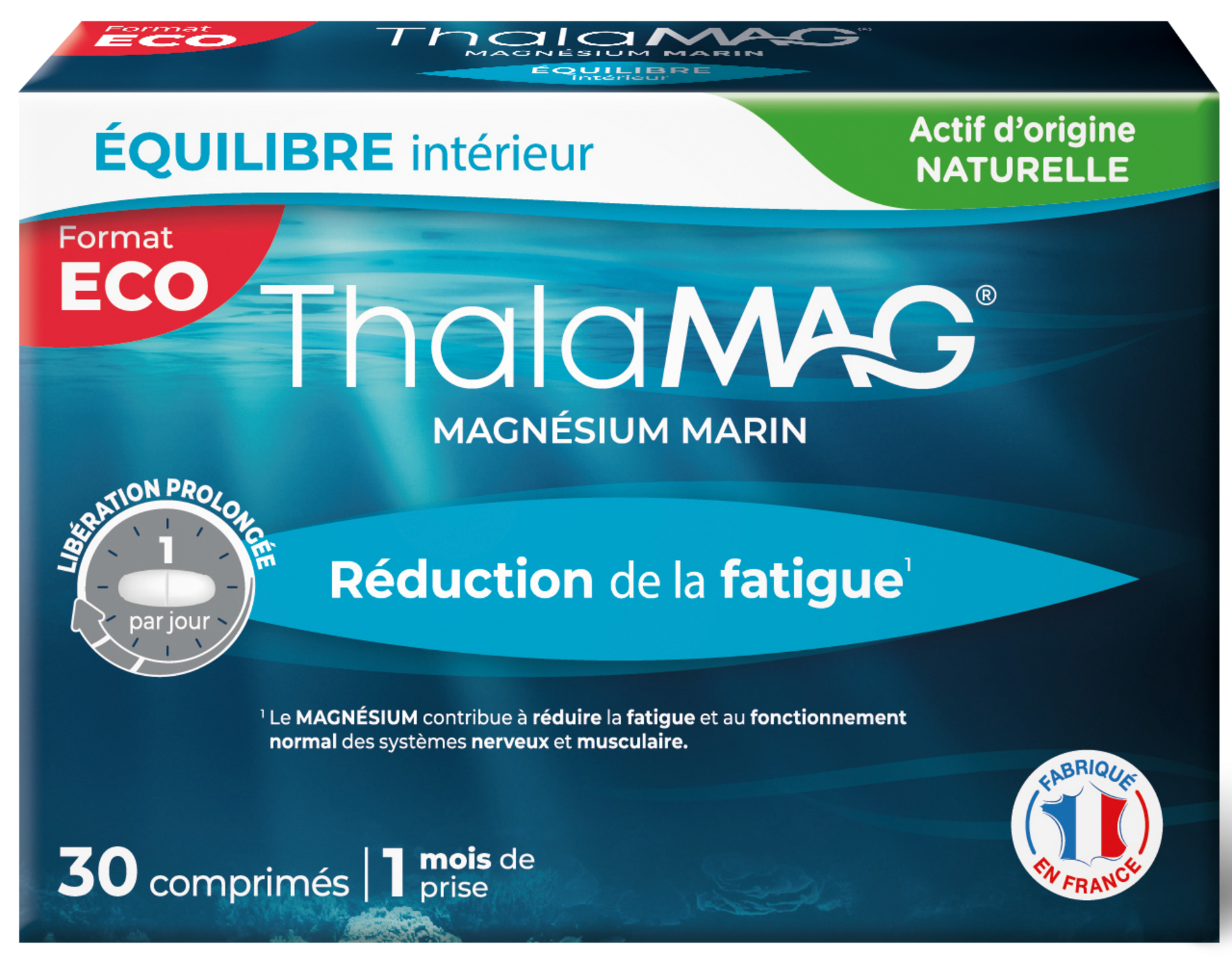 Thalamag Magnésium marin équilibre intérieur 30 comprimés