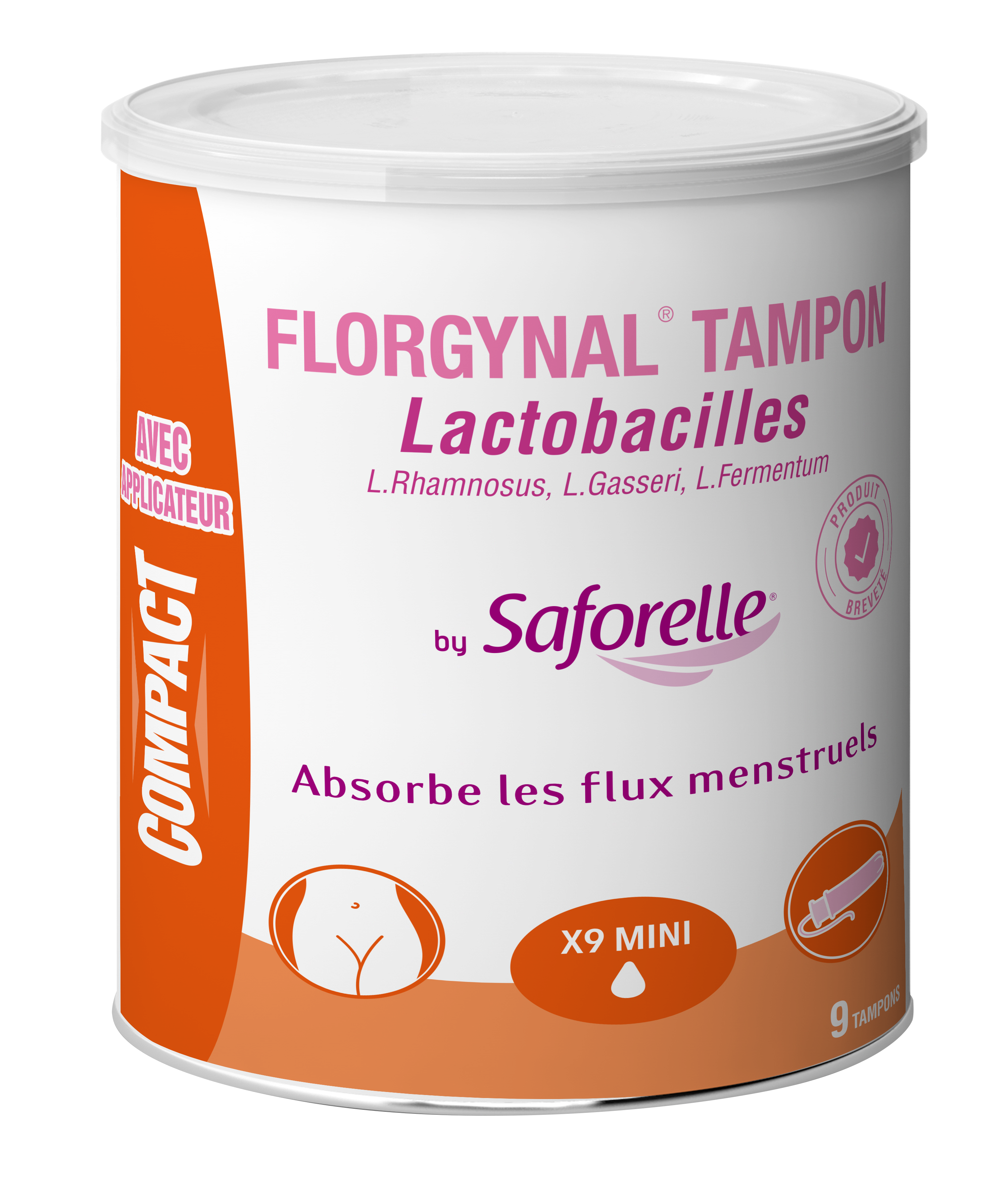 Compact Mini - Boîte de 9 Tampons Avec Applicateur