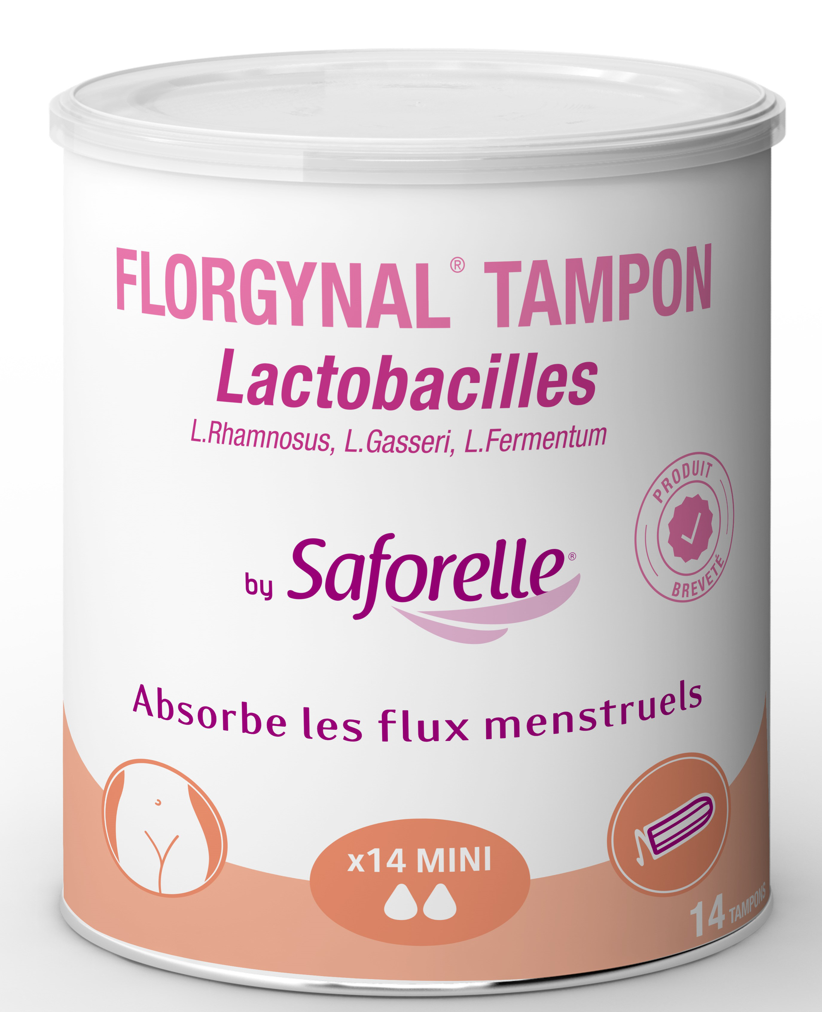 Mini - Boîte de 14 Tampons Sans Applicateur