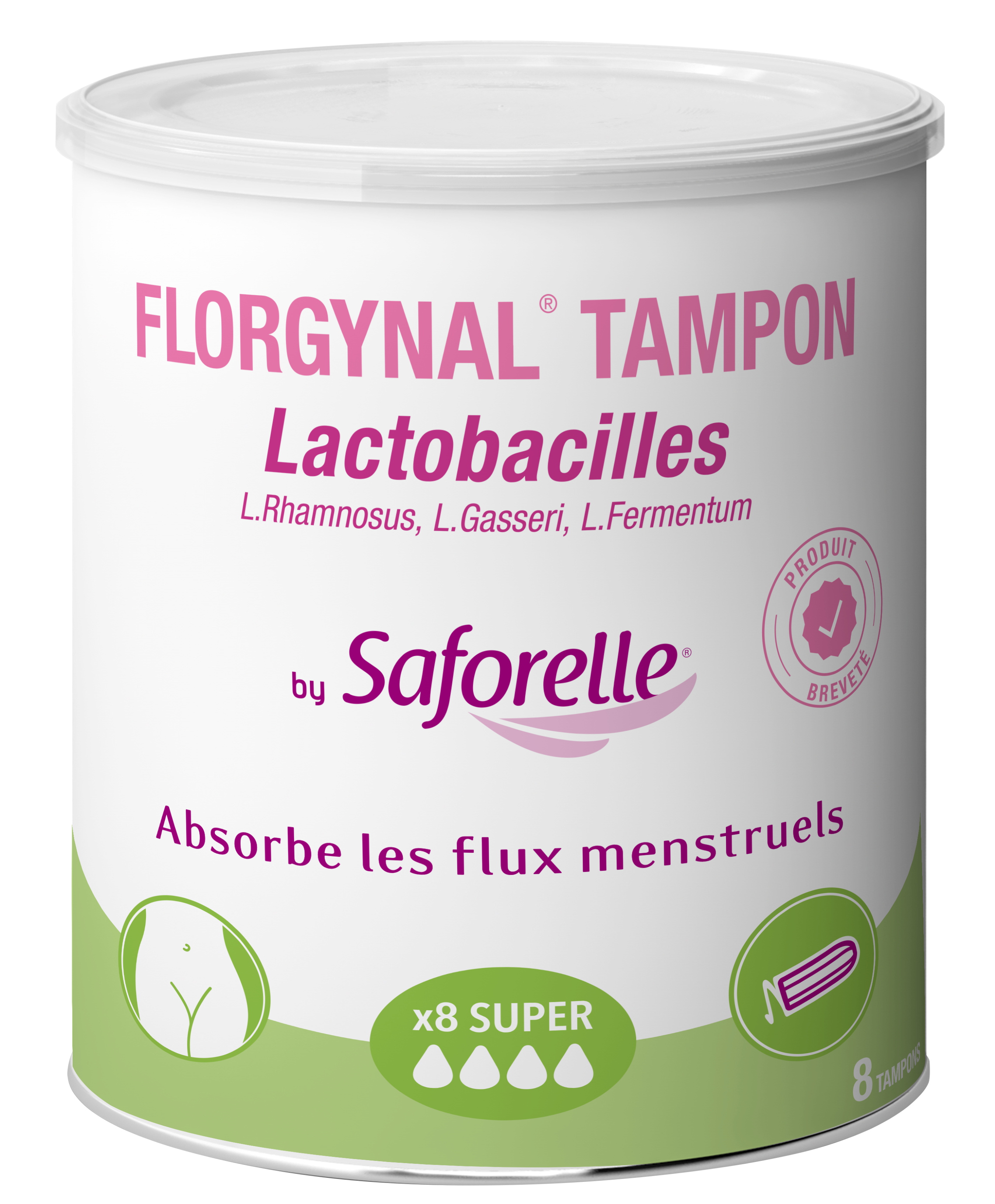 Super - Boîte de 8 Tampons Sans Applicateur