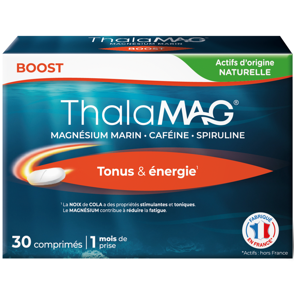 Thalamag Boost Magnésium Marin - Boite De 30 Comprimés