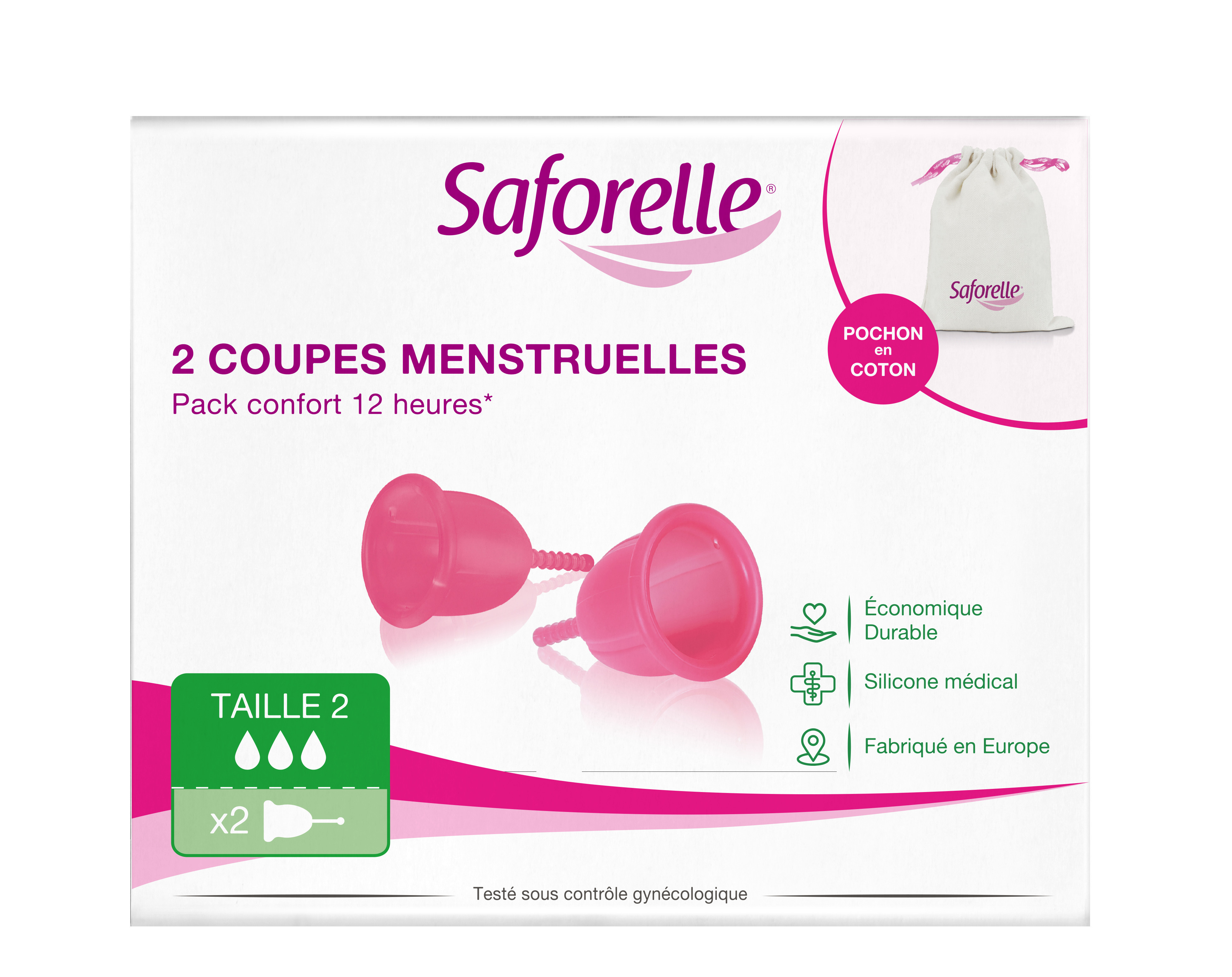 Saforelle protect new 2 coupe s menstruelles t2