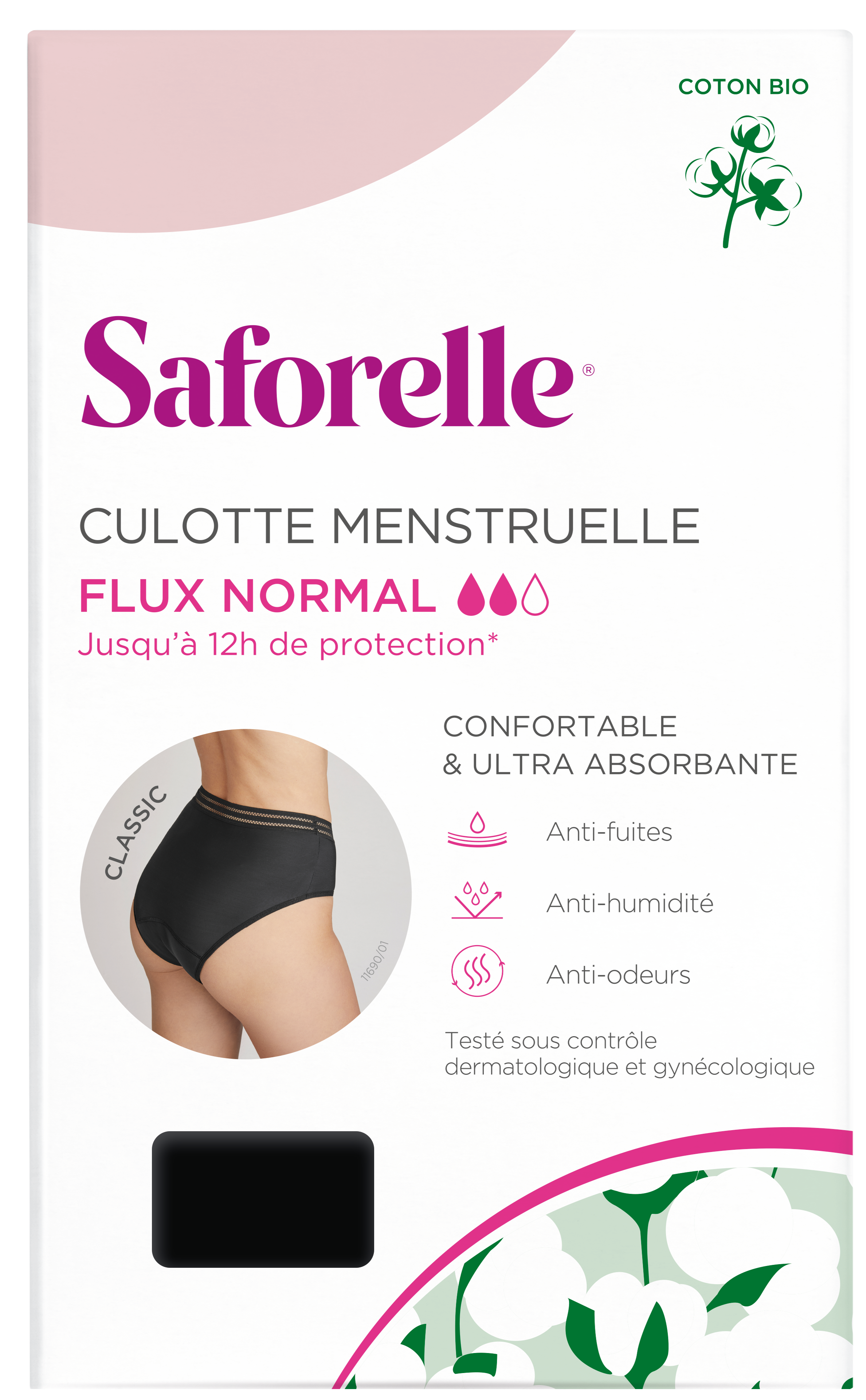 Culotte Menstruelle Taille 34 36 Flux Normal Saforelle La Culotte - vue 5