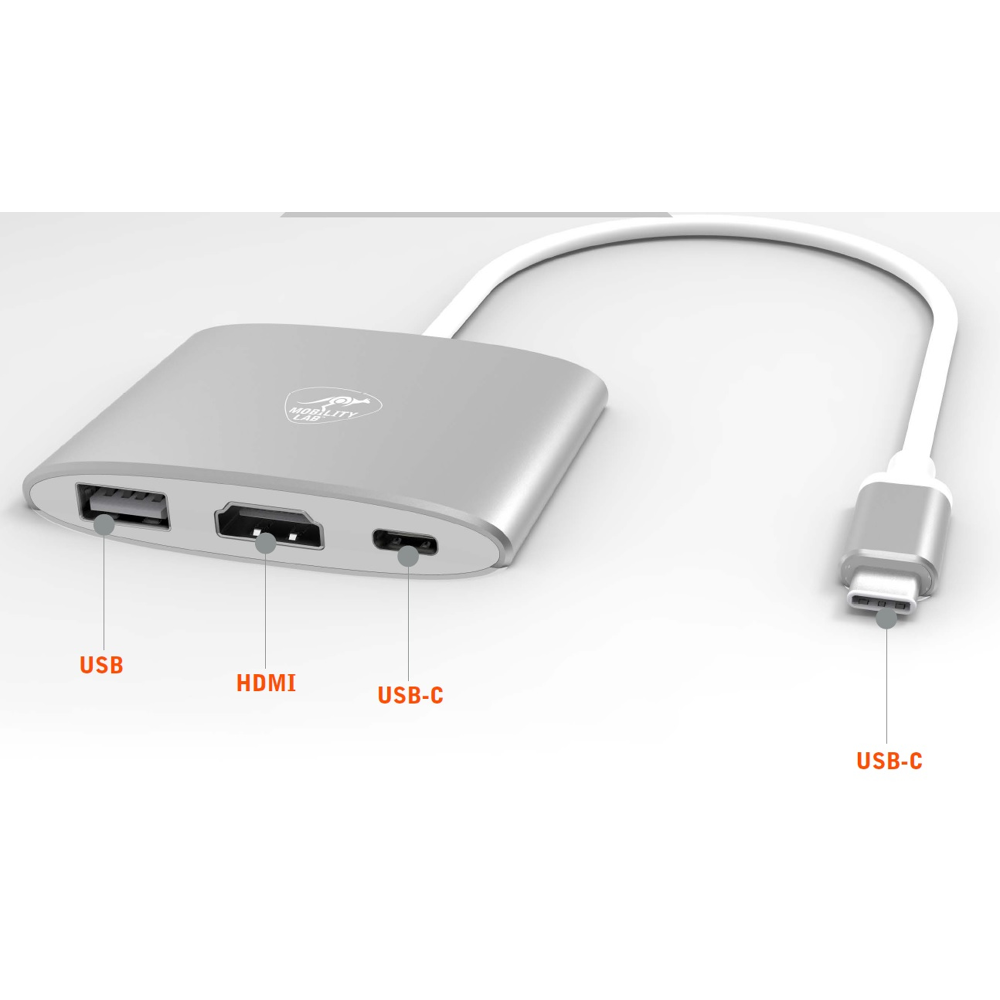 Adaptateur usb-c vers hdmi + usb + usb-c Mobility Lab Adaptateur usb-c mac8010