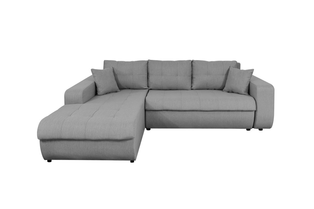 Canapé d'angle SUZIE Convertible en Tissu Angle Gauche - vue 1