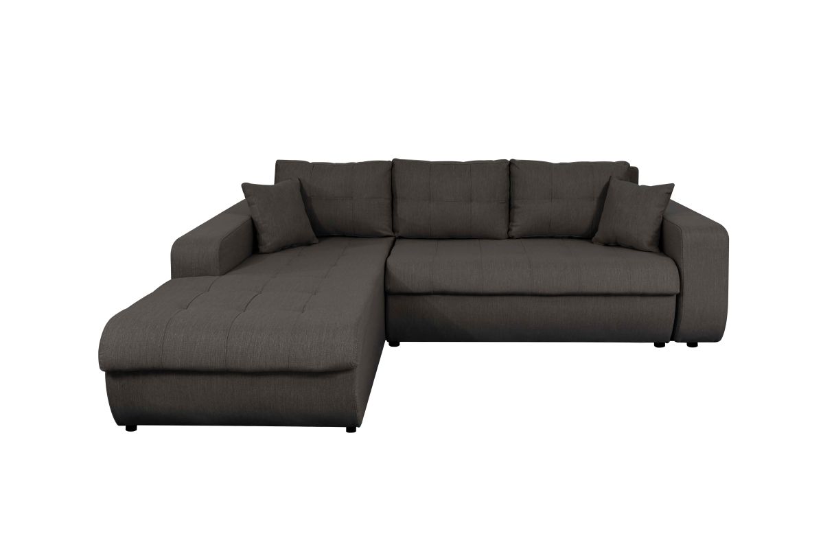 Canapé d'angle SUZIE Convertible en Tissu Angle Gauche - vue 2