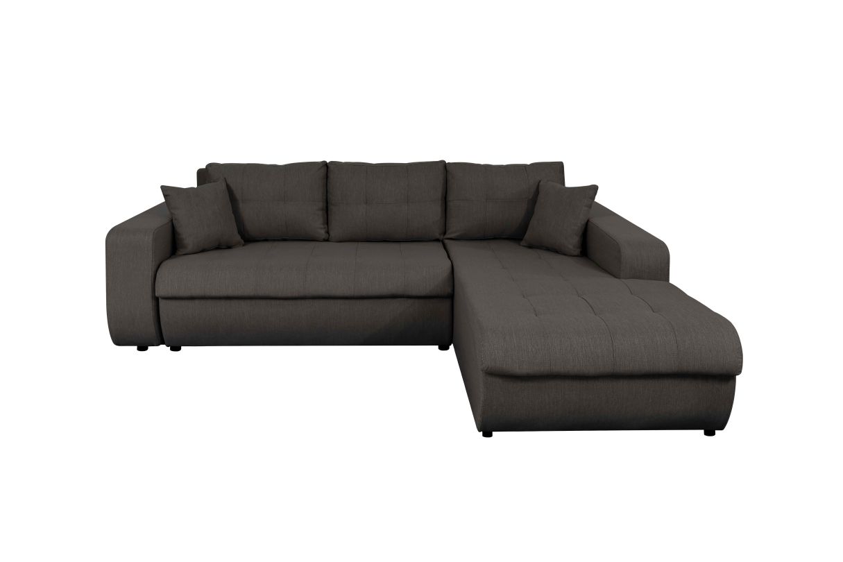 Canapé d'angle SUZIE Convertible en Tissu Angle Droit - vue 3