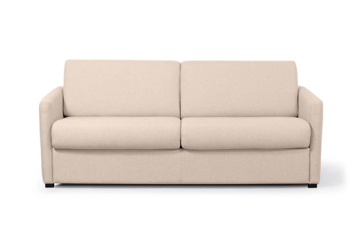 Canapé Convertible 3 places AGATHE en Tissu Epaisseur 13cm Couchage 160 x 190 cm - vue 4