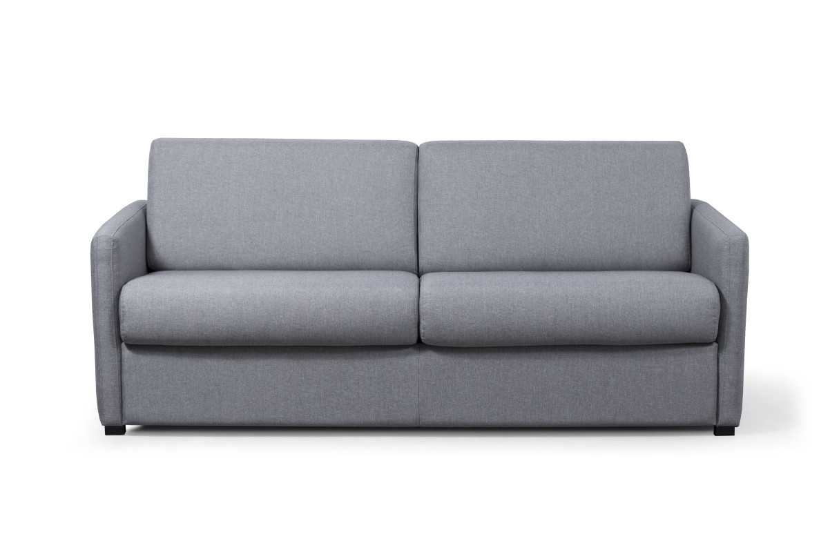 Canapé Convertible 3 places AGATHE en Tissu Epaisseur 13cm Couchage 140 x 190 cm - vue 2