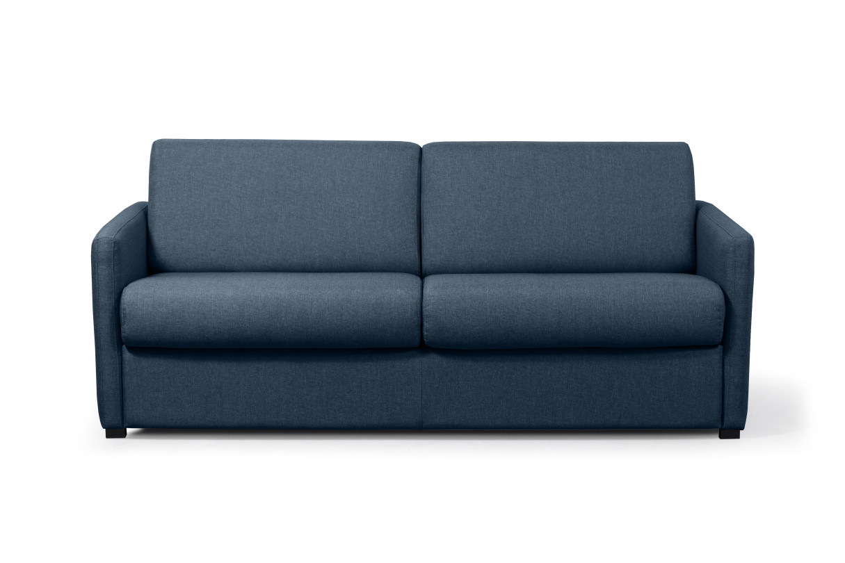 Canapé Convertible 3 places AGATHE en Tissu Epaisseur 13cm Couchage 140 x 190 cm - vue 4