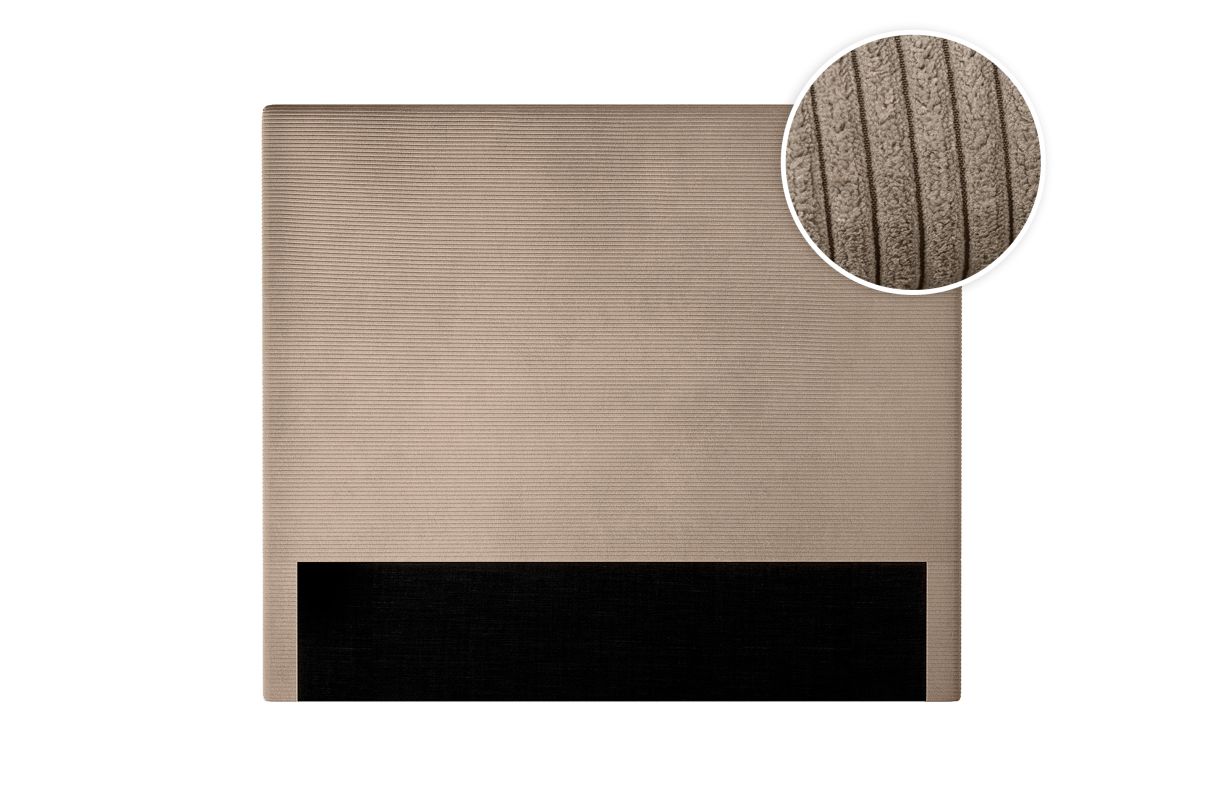Tête de lit NUMA en velours côtelé Largeur 140 cm