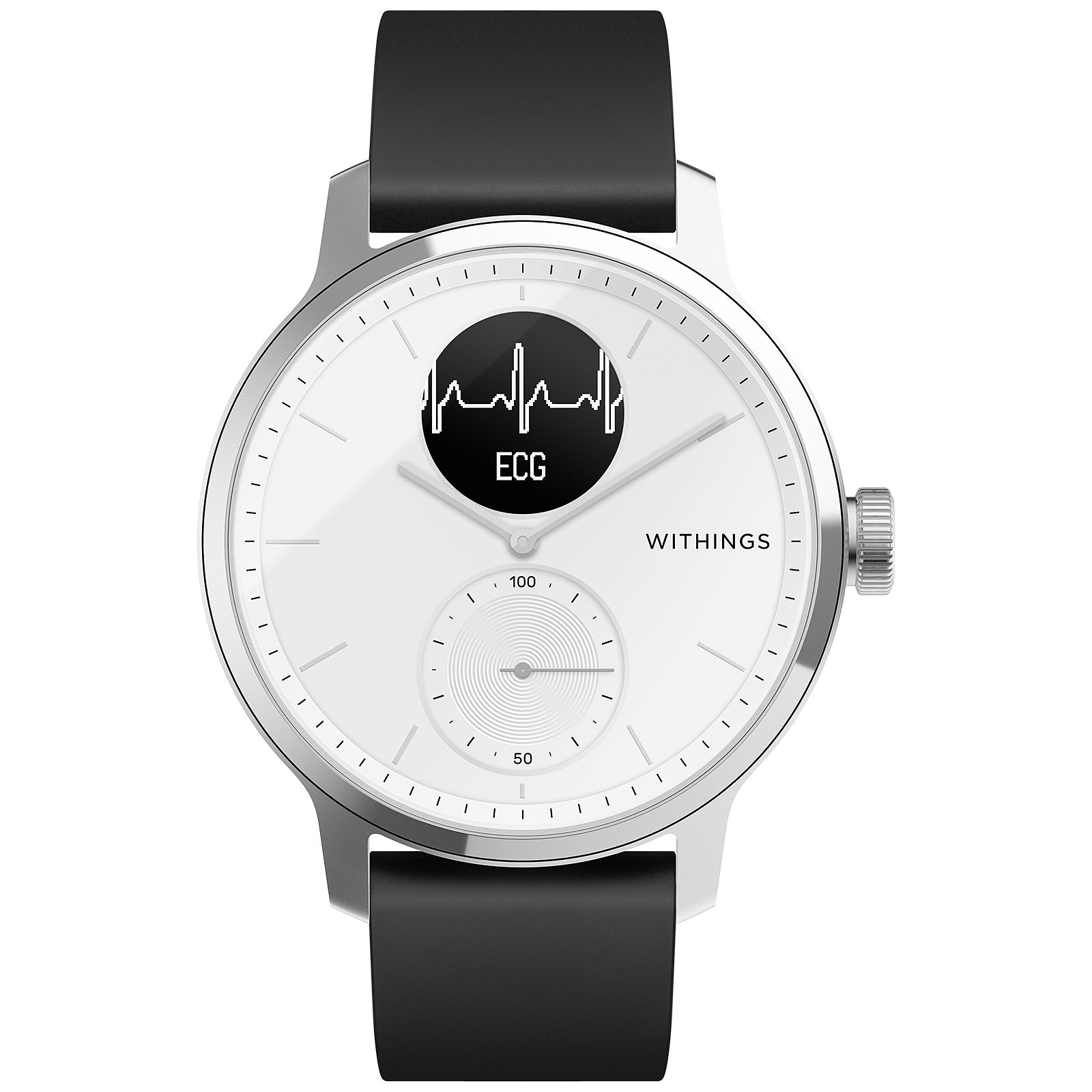Montre santé Withings Scanwatch 42 mm Blanc