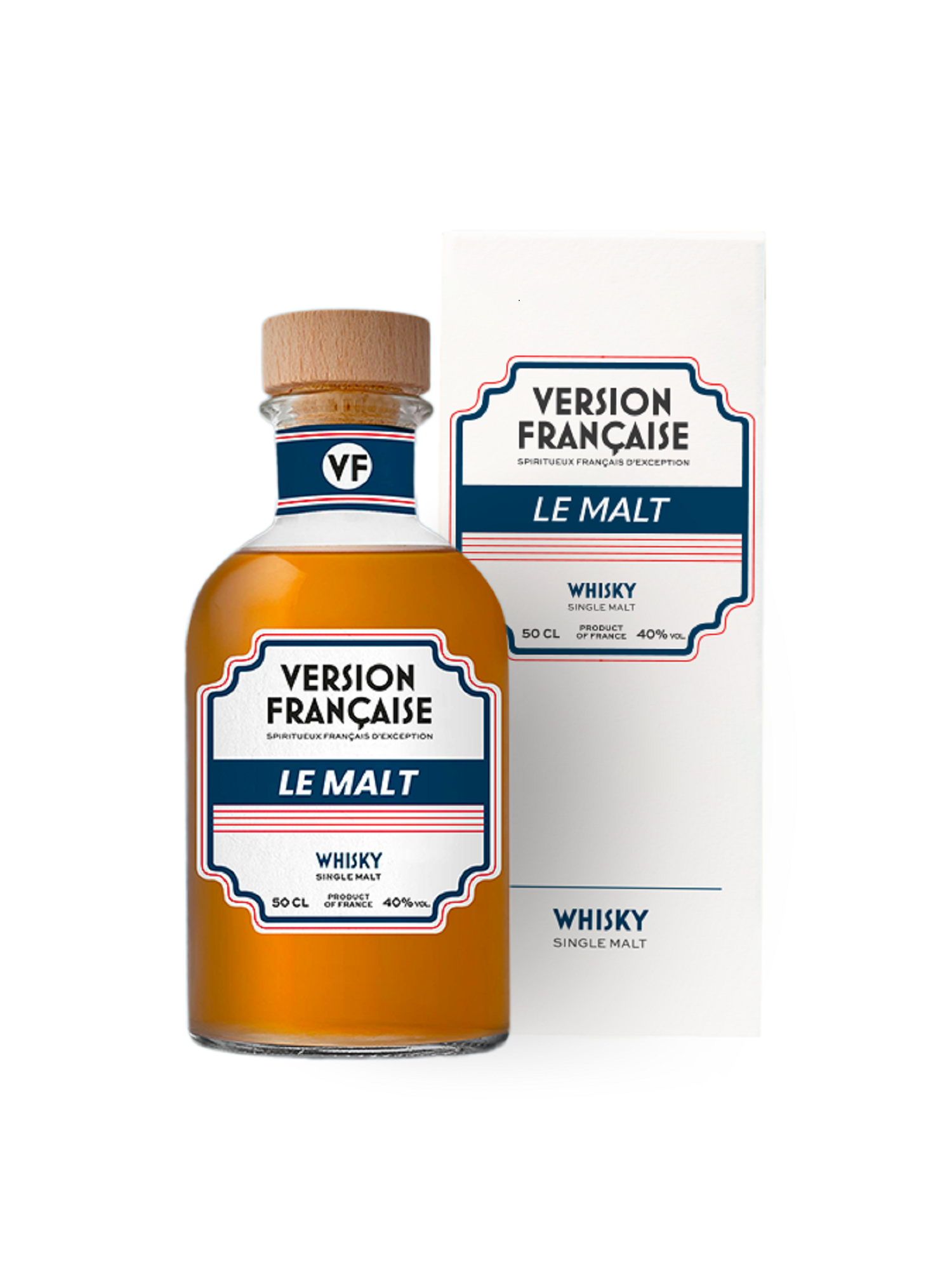Whisky Single Malt Version Française - France, 40 % vol. - 50 cl