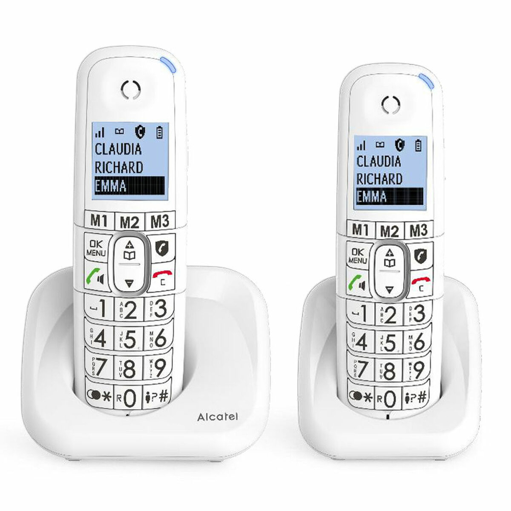 Téléphone Fixe Sans Fil Alcatel Xl785 Duo Blanc