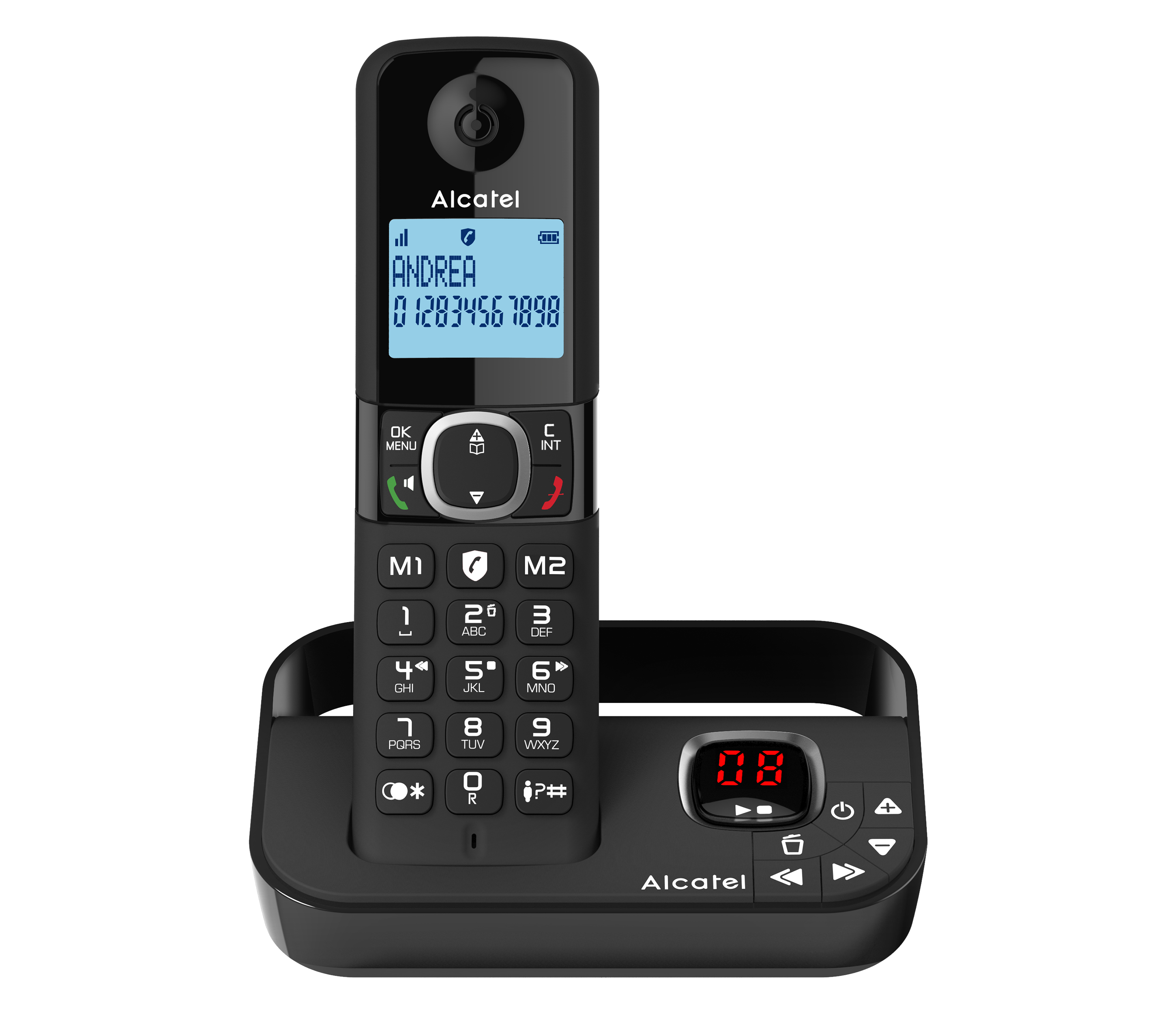 Téléphone sans fil ALCATEL F860VOICENOIR - vue 2