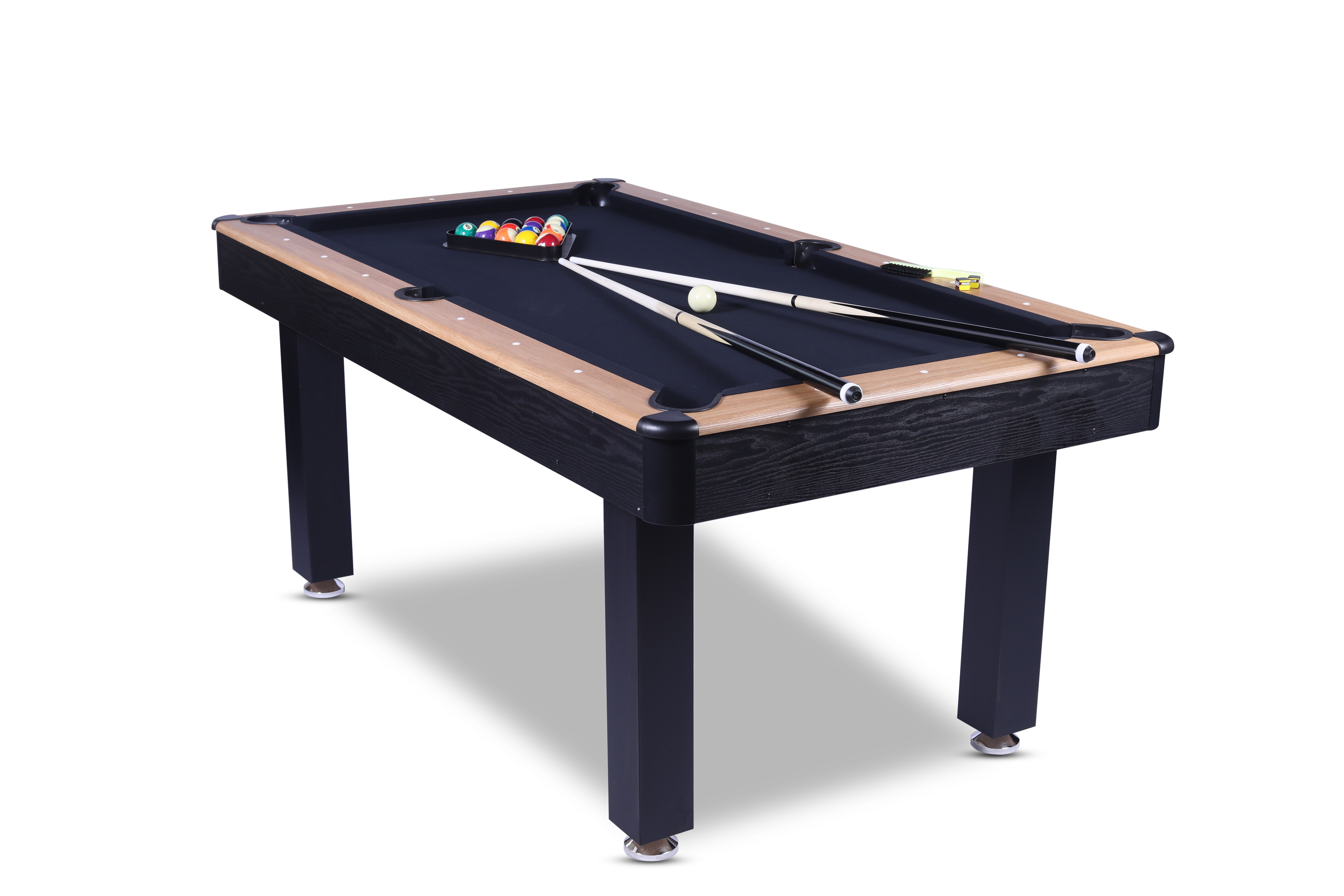 Billard Us 6ft Industriel Championship Kit De Montage Avec Tous Les Accessoires Inclus queues Boules Triangle - vue 2