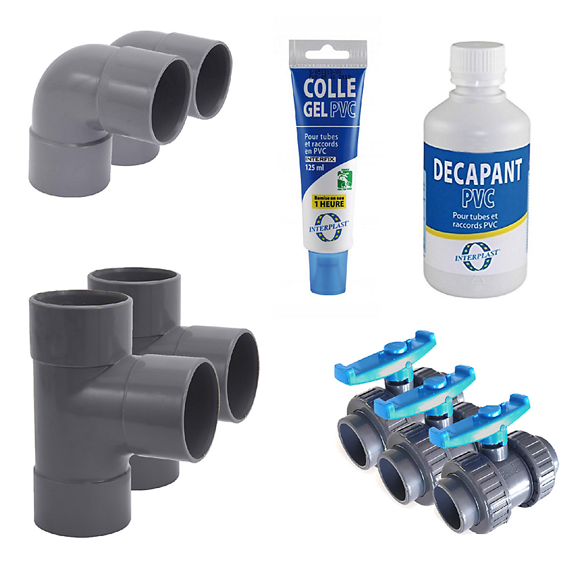 Kit by pass Ø 3238 mm pour pompe à chaleur Poolex