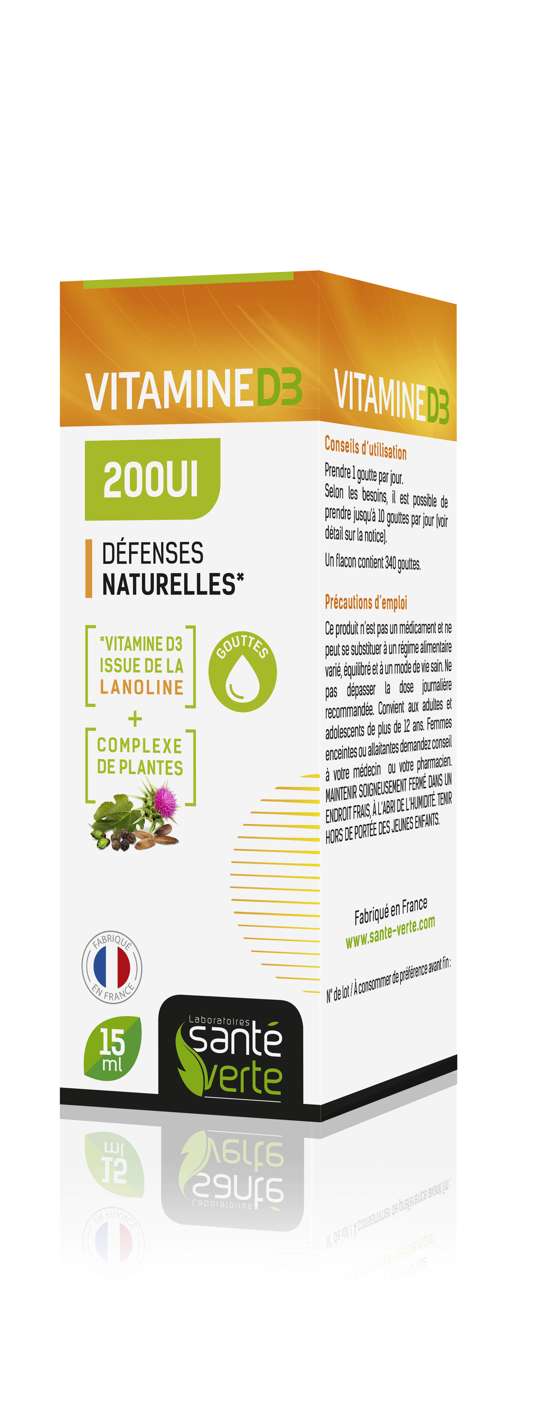 Vitamine D3 200Ui 15ml