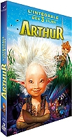 coffret Arthur 3 films : Arthur et les Minimoys ; la vengeance de Maltazard ; la guerre des deux mon