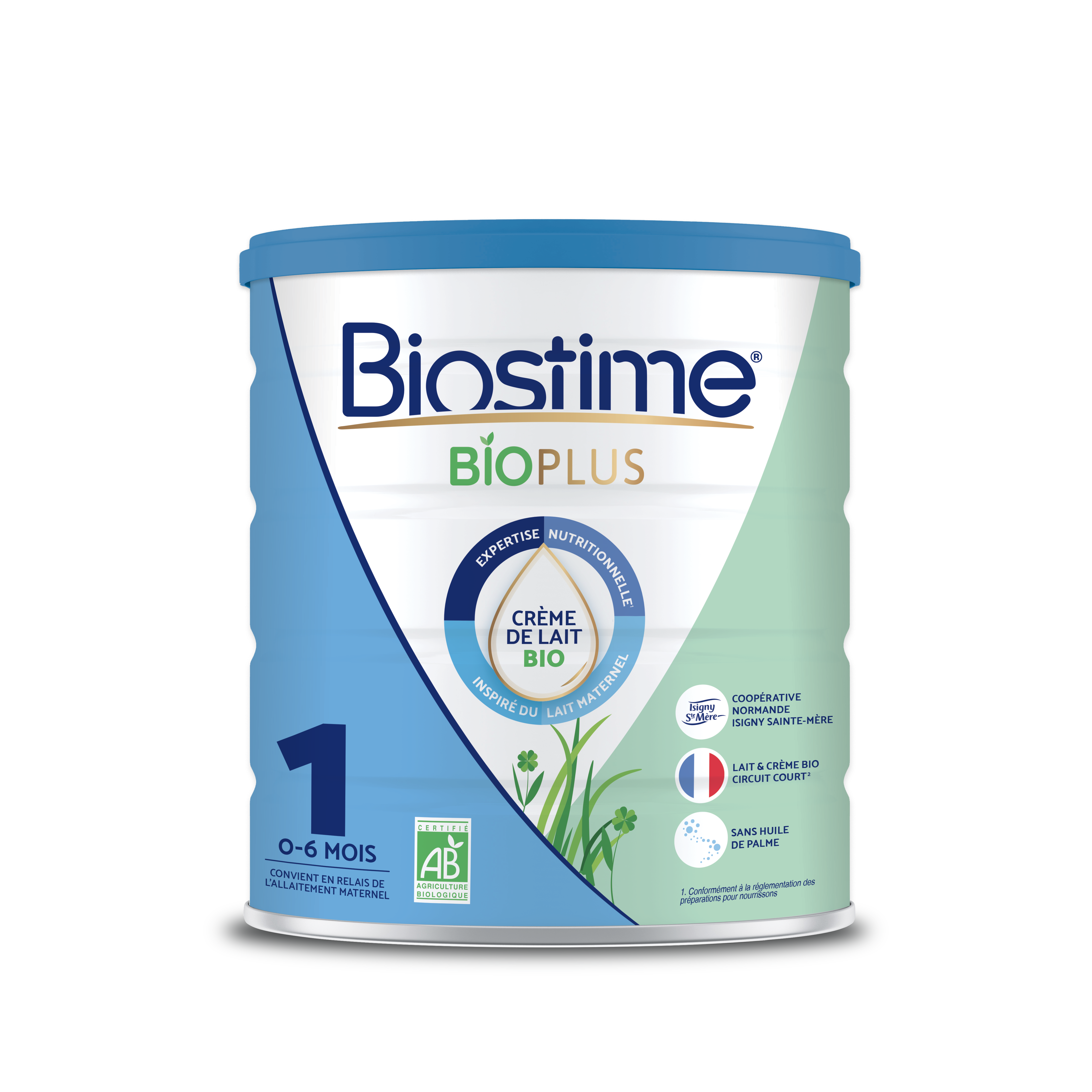 Biostime lait Sn-2 bio plus 1er âge de 0 à 6 mois 800 g