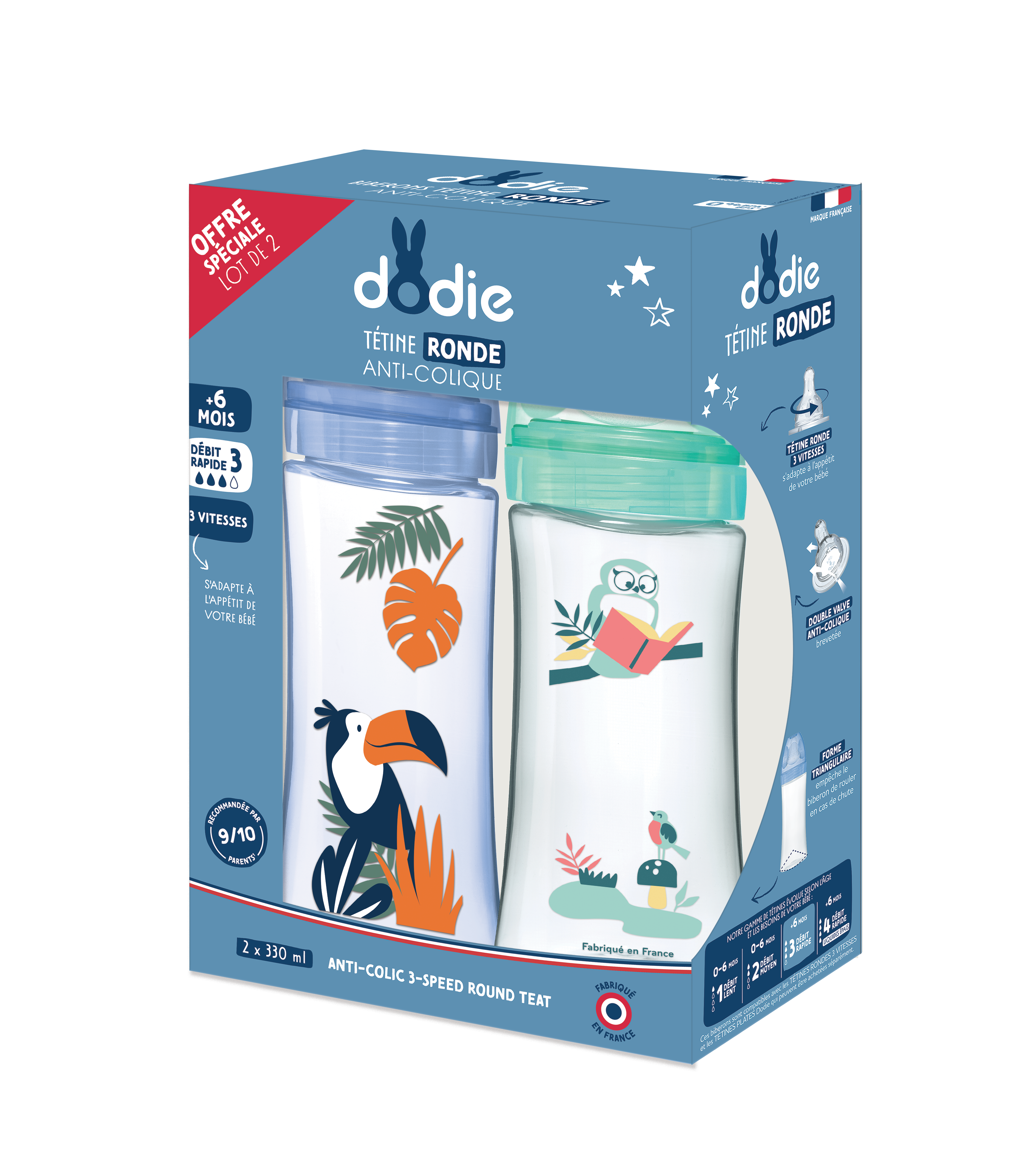 Biberon Kit x2 Initiation+ 330ml - vue 2