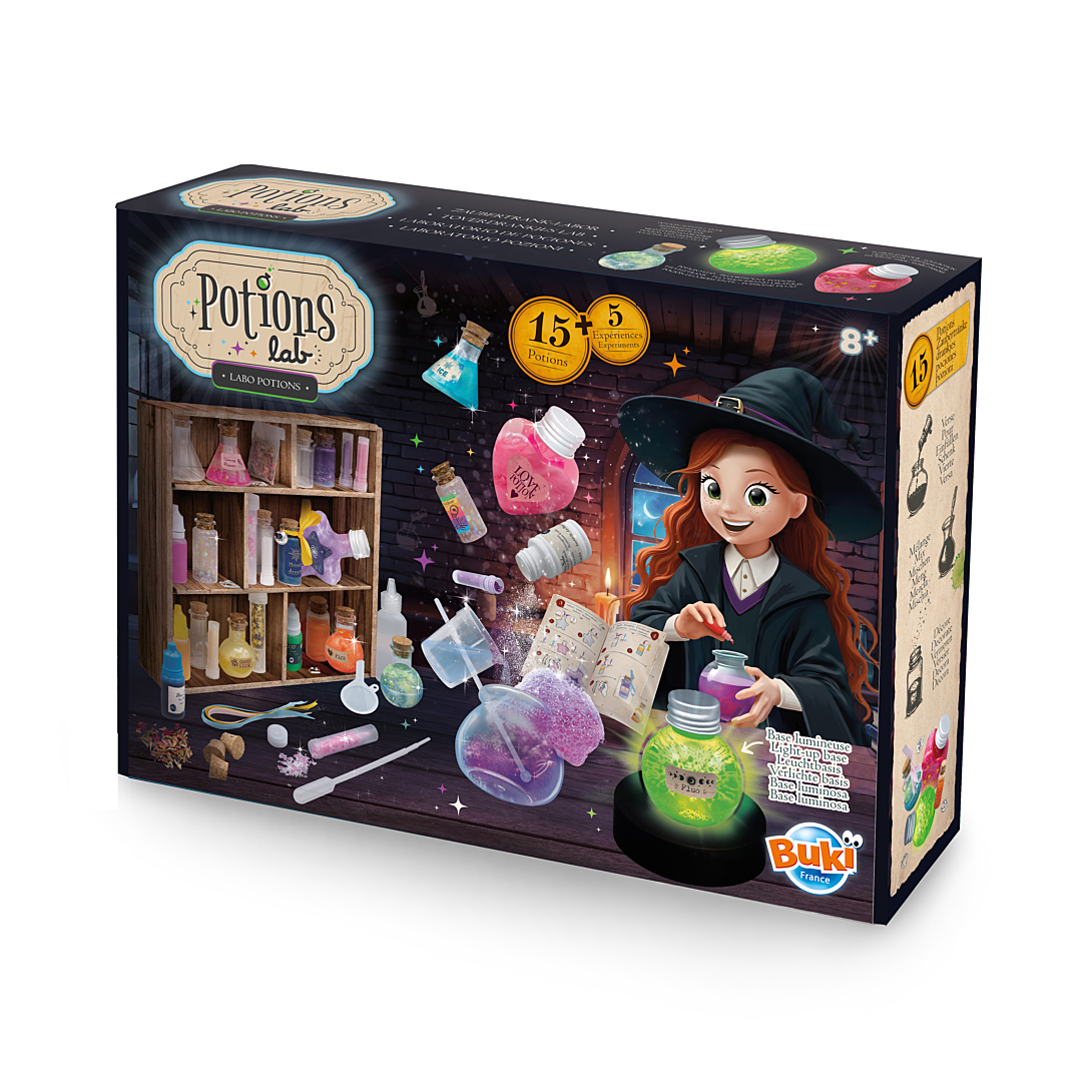 Buki Labo Potions Kit Chimie Enfants Plastique Multicolore 32,6x7,2x23,2cm pour garçon - vue 3
