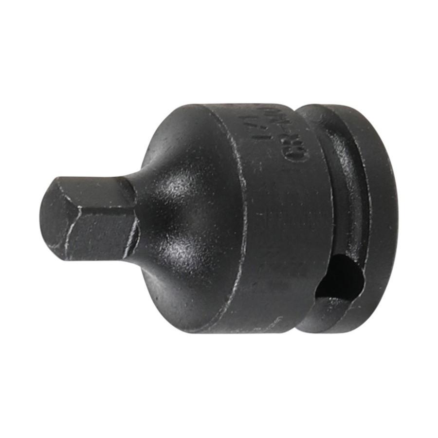 Douille Mâle XZN (multidents) – Carré 1/2, Empreinte 16 Mm, Longueur 100 Mm, Percée – Pour Vissage De Boulons Spécifiques (type Triple Carré) - 10