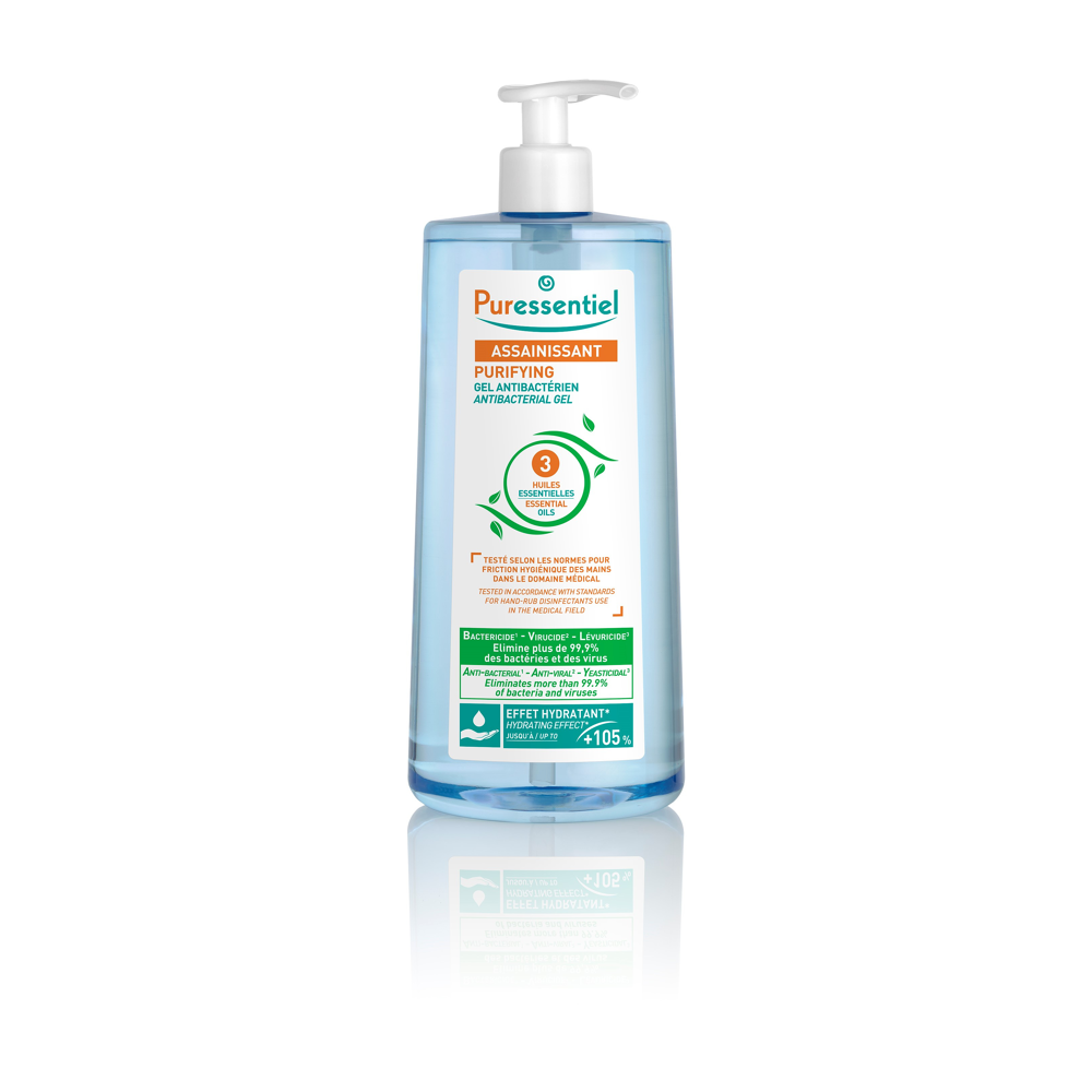 Gel antibactérien assainissant aux 3 huiles essentielles - 975ml