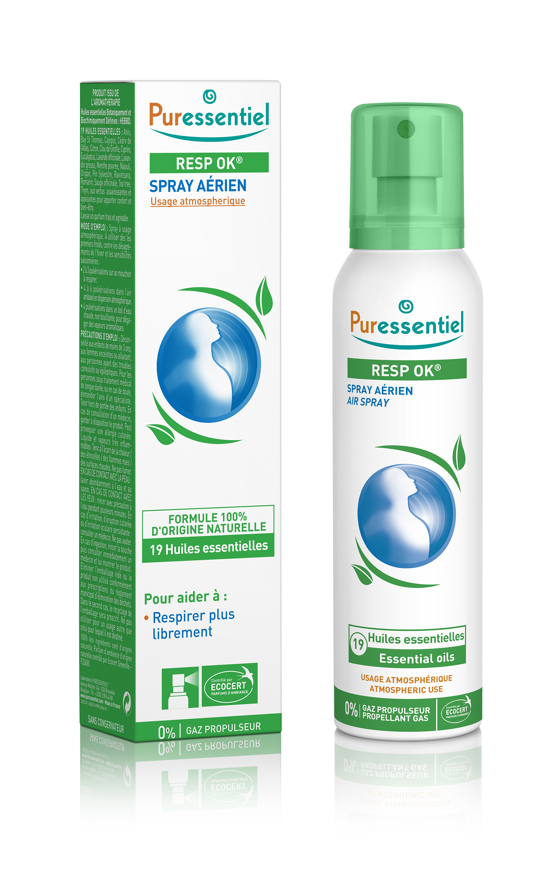 Respiratoire spray aérien aux 19 huiles essentielles 20ml