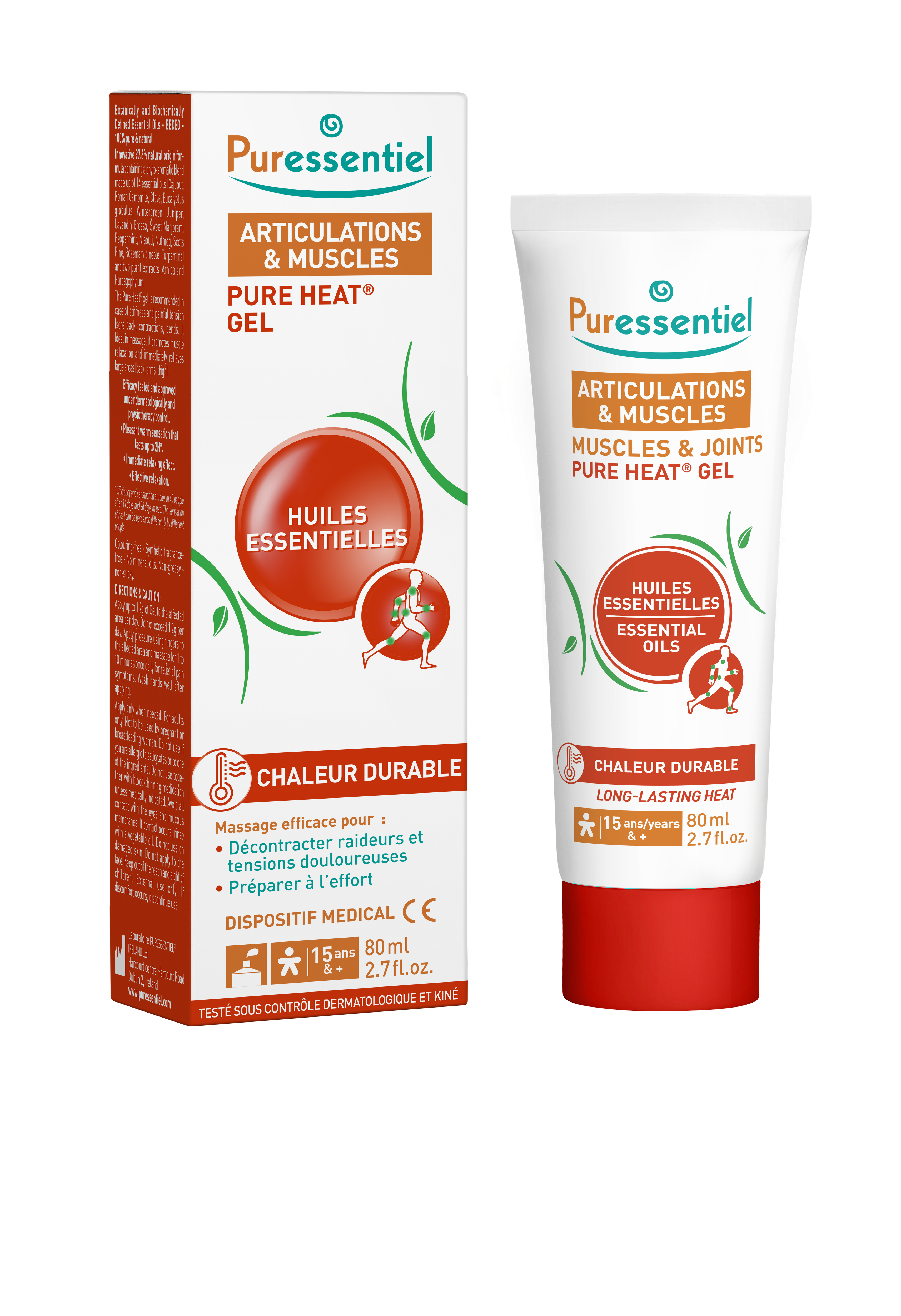 Gel Pure Heat Articulations & Muscles 80 ml