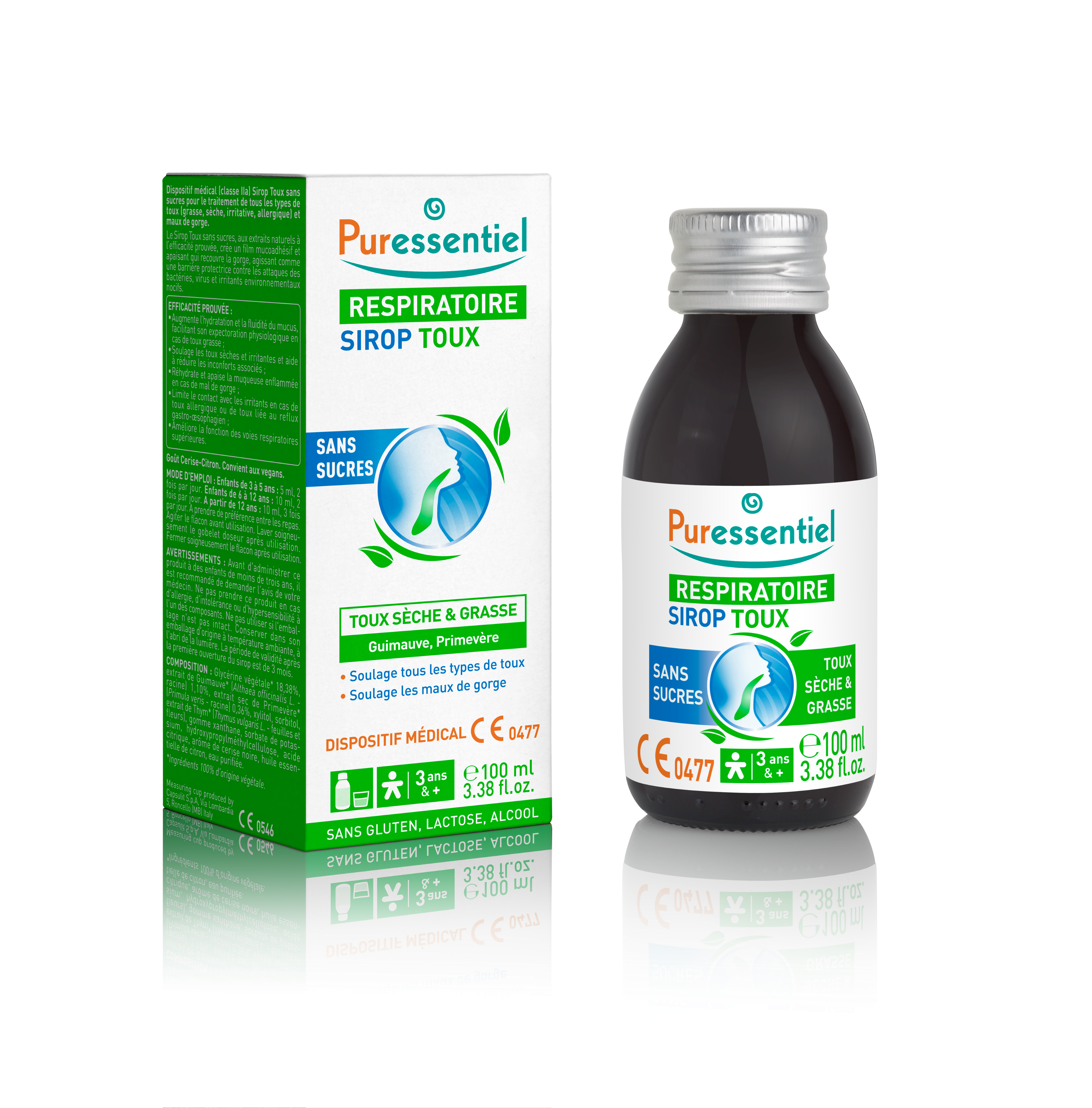 Puressentiel Sirop Toux Sans Sucres 100 ml