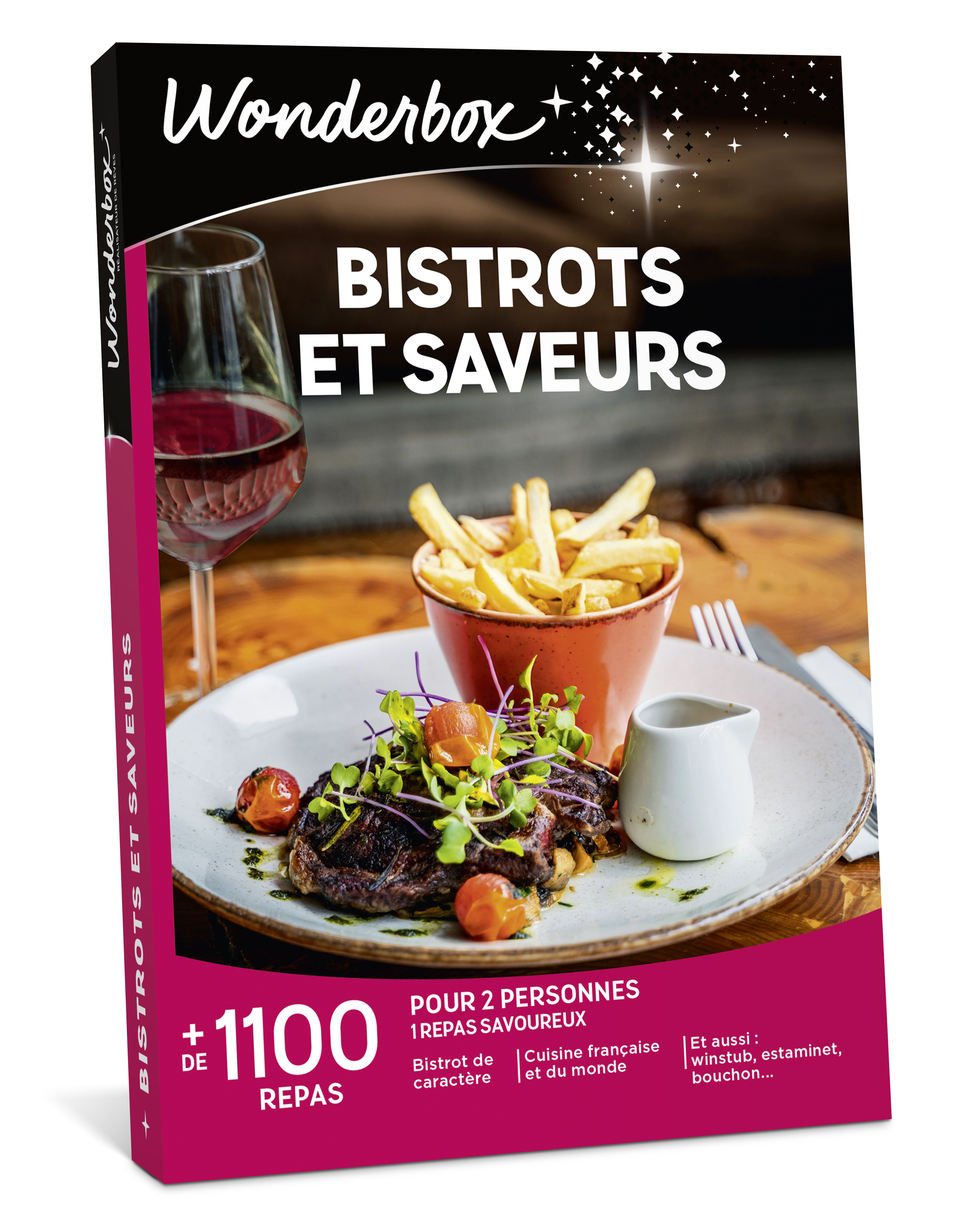 Coffret cadeau Wonderbox Bistrots et saveurs Edition 2025 - vue 2
