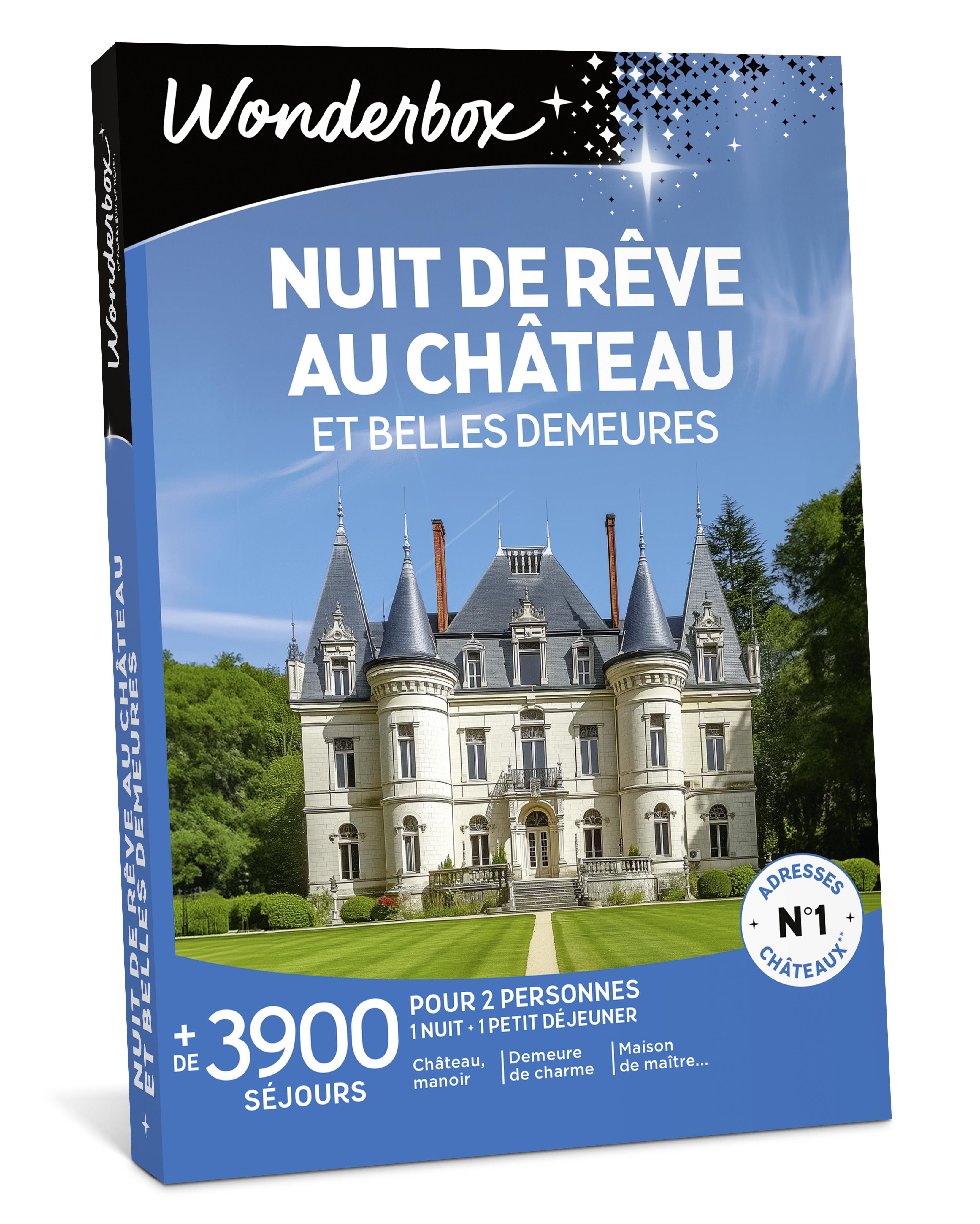 Coffret cadeau Wonderbox de rêve au château et belles demeures Edition 2025 - vue 2