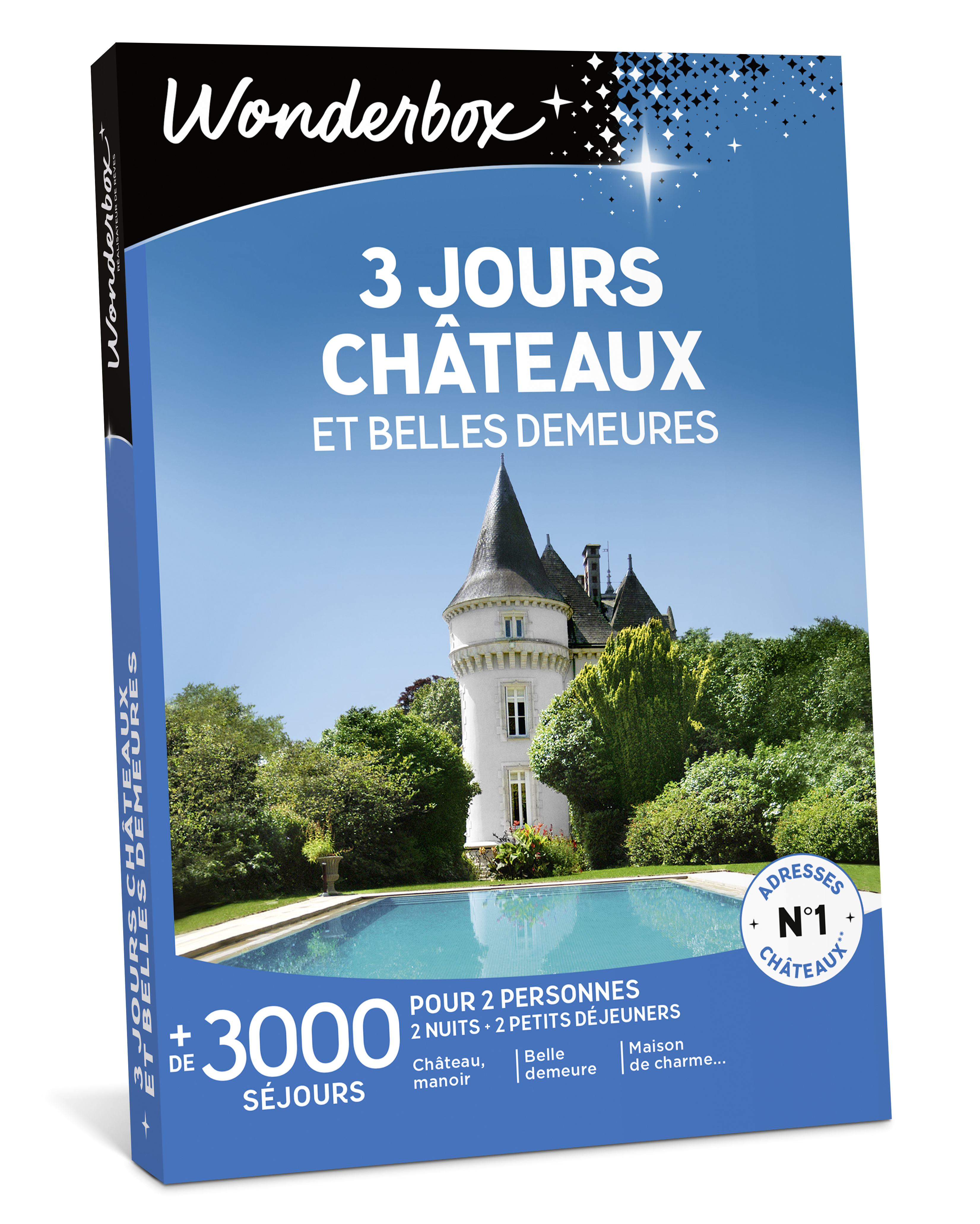 Coffret cadeau Wonderbox 3 jours Châteaux et belles demeures Edition 2025 - vue 2
