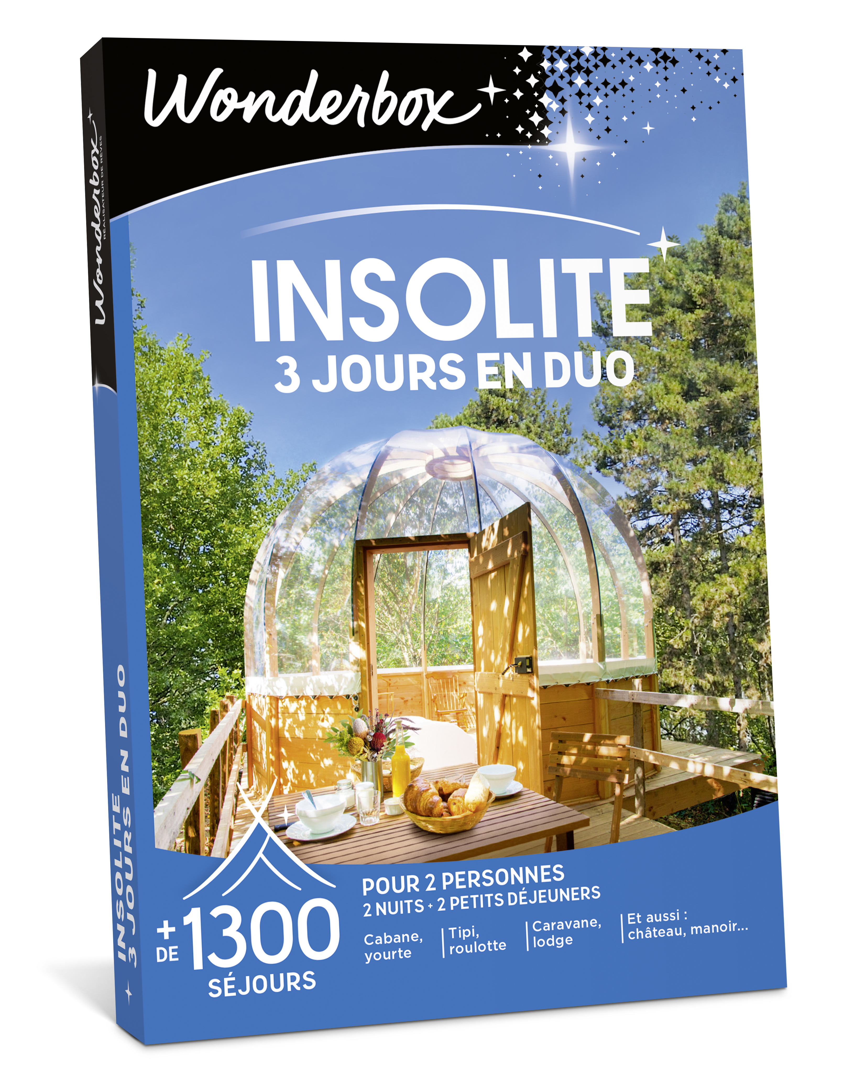 Coffret cadeau Wonderbox Insolite 3 jours en duo Edition 2025 - vue 2