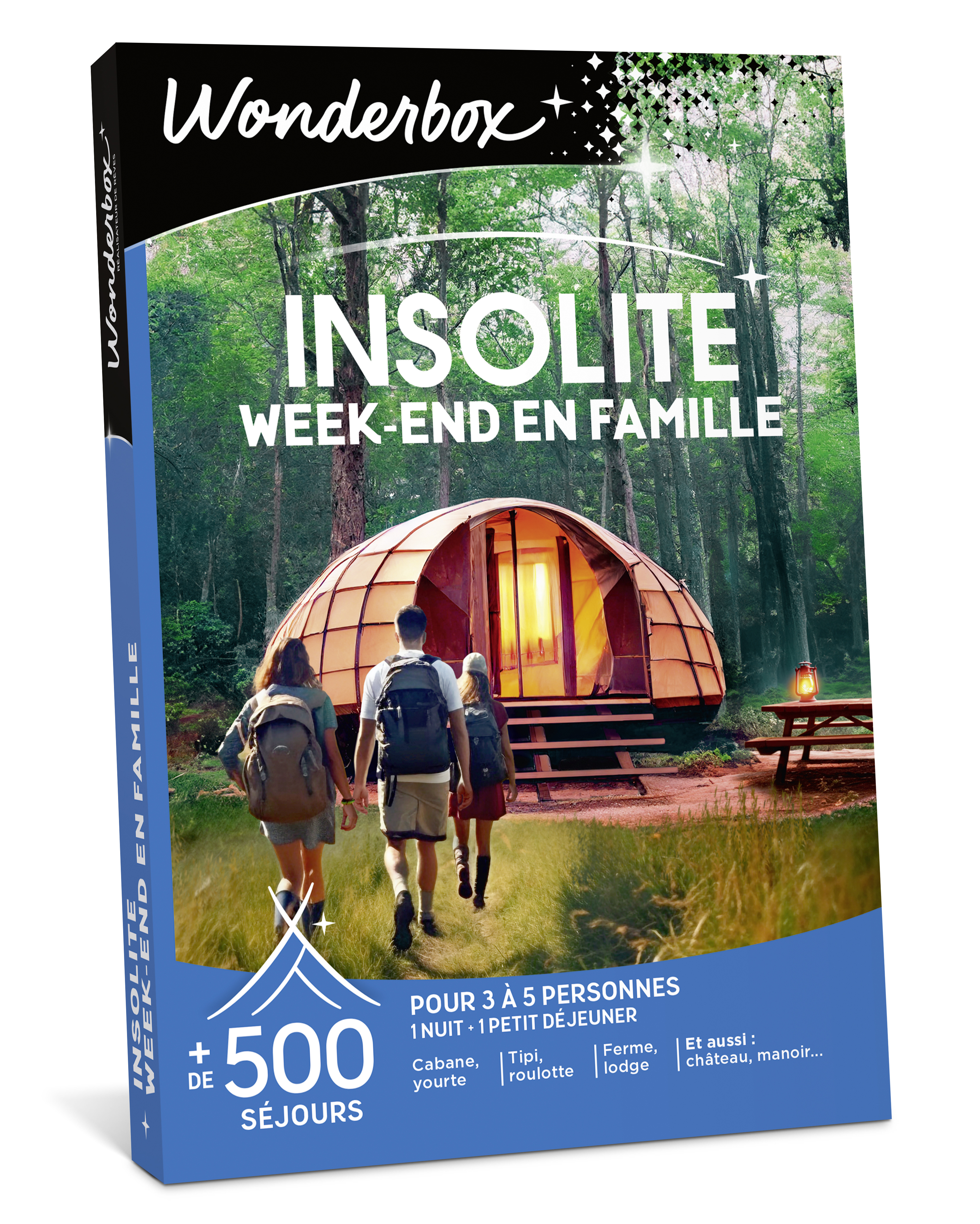 Coffret cadeau Wonderbox Insolite Week end en famille Edition 2025 - vue 2