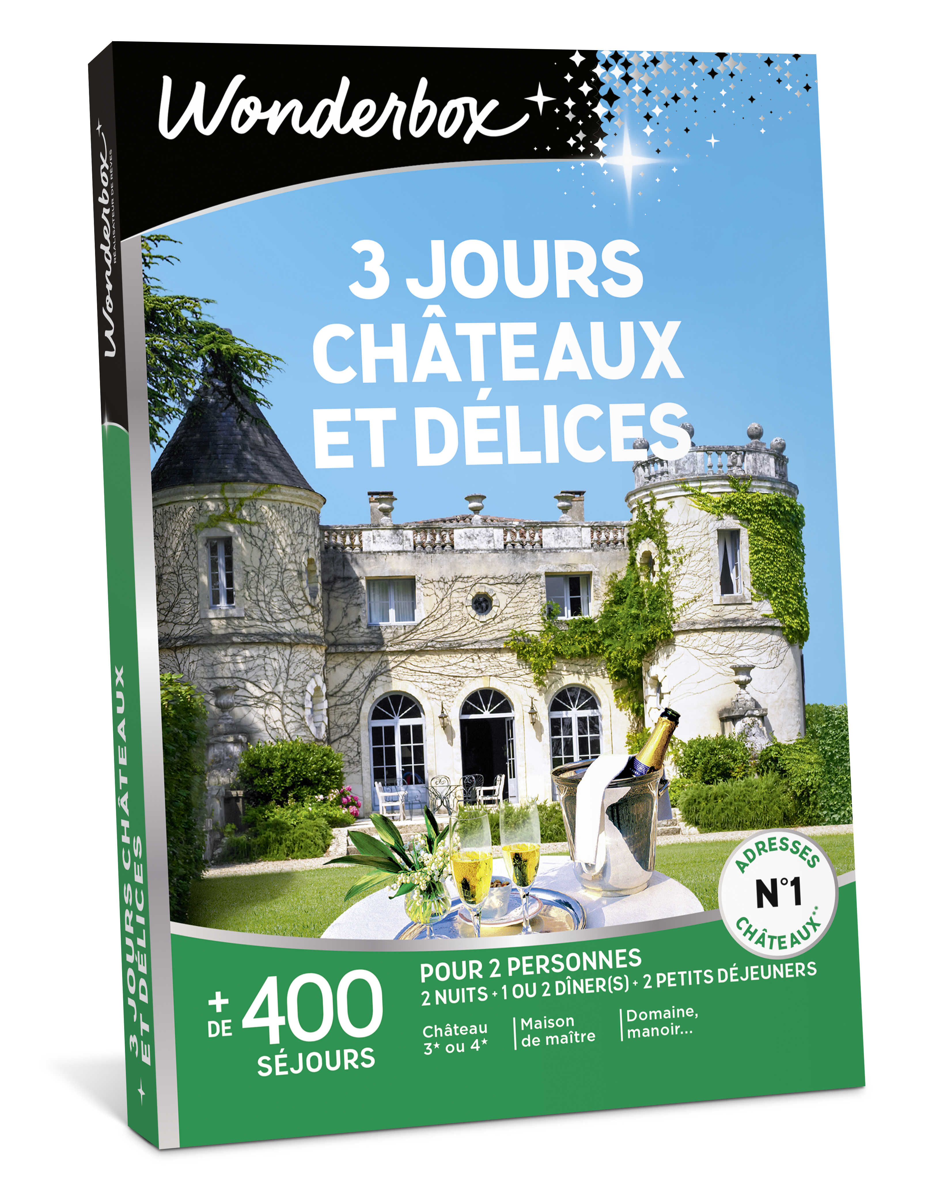 Coffret cadeau Wonderbox 3 jours Châteaux et Délices Edition 2025 - vue 2