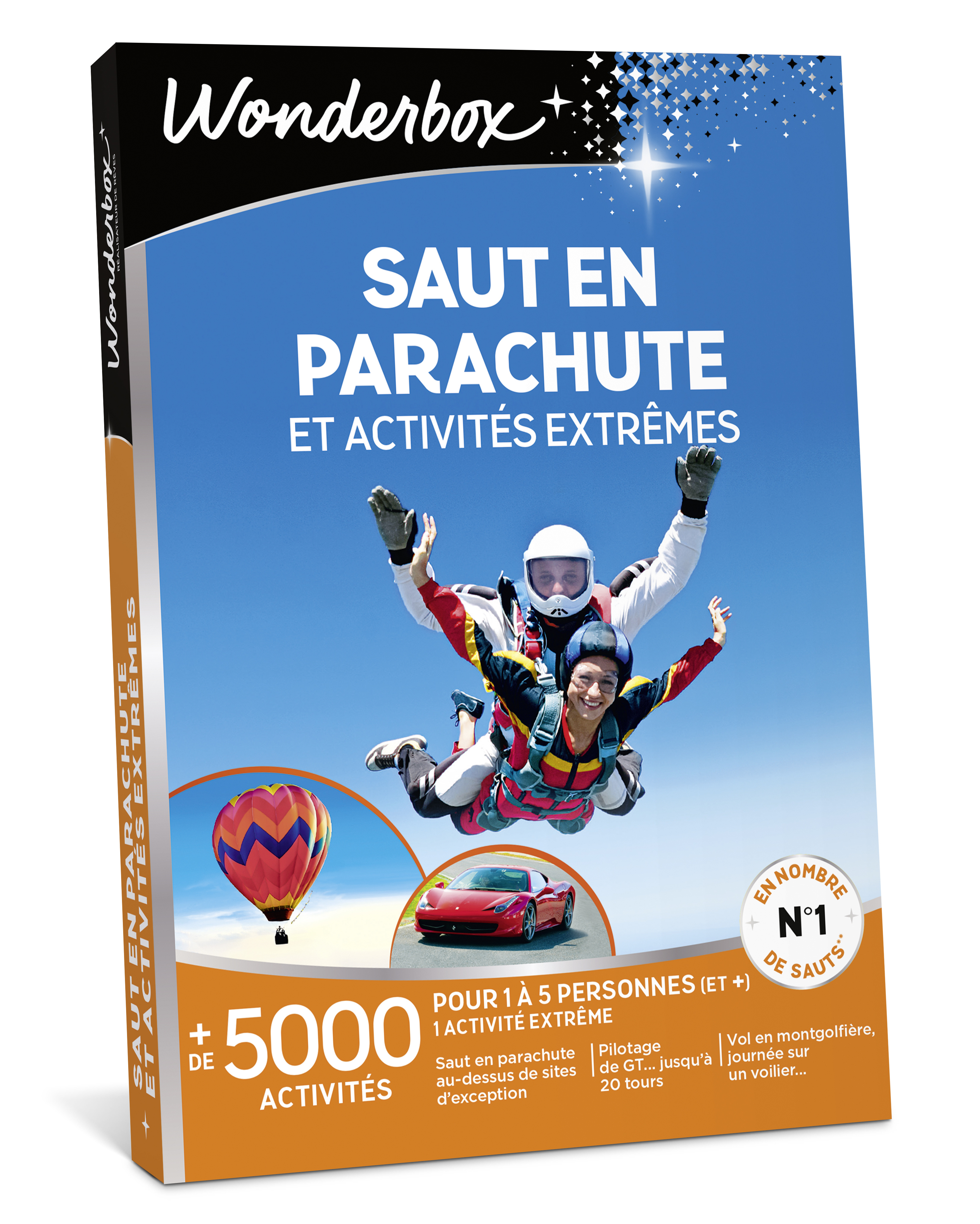 Coffret cadeau Wonderbox Saut en parachute et activités extrêmes Edition 2025 - vue 2