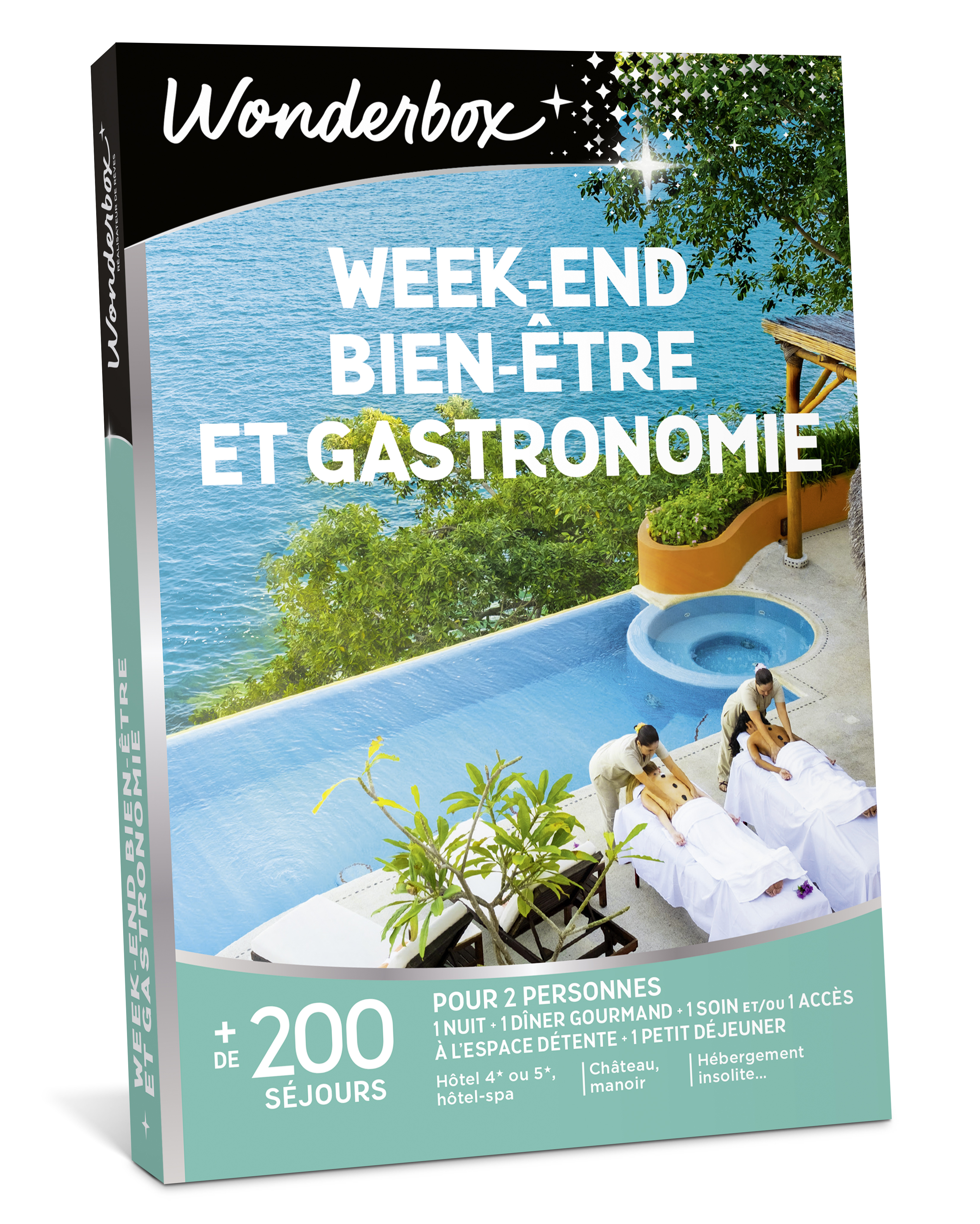 Coffret cadeau Wonderbox Week end bien être et gastronomie Edition 2025 - vue 2