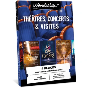 Coffret cadeau Wonderbox Théâtres concerts et visites pour 4 personnes - vue 2